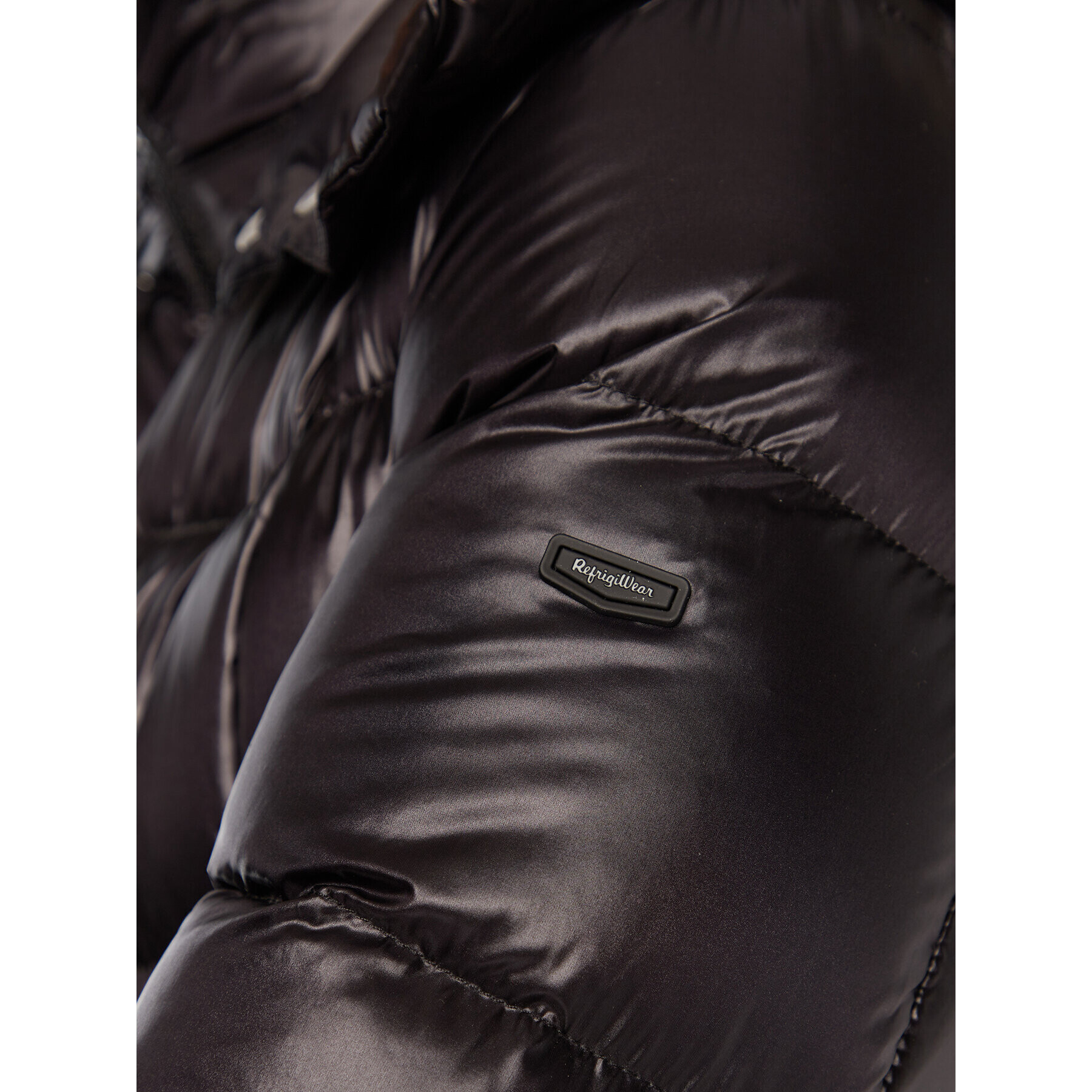 RefrigiWear Пухено яке Ashley W11200 NY0183 Черен Regular Fit - Pepit.bg