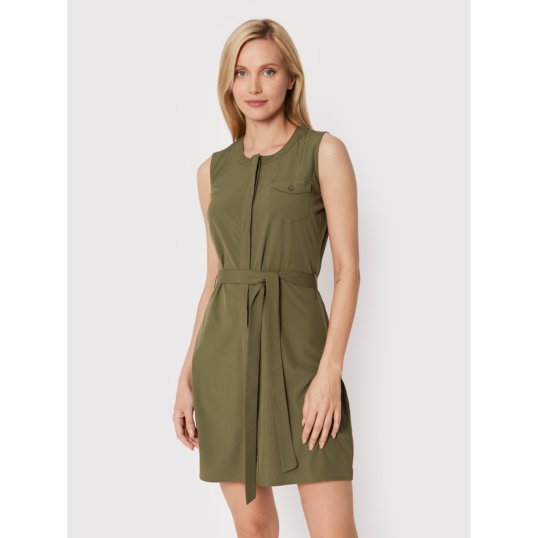 Regatta Ежедневна рокля Highton Stretch RWD042 Зелен Regular Fit - Pepit.bg