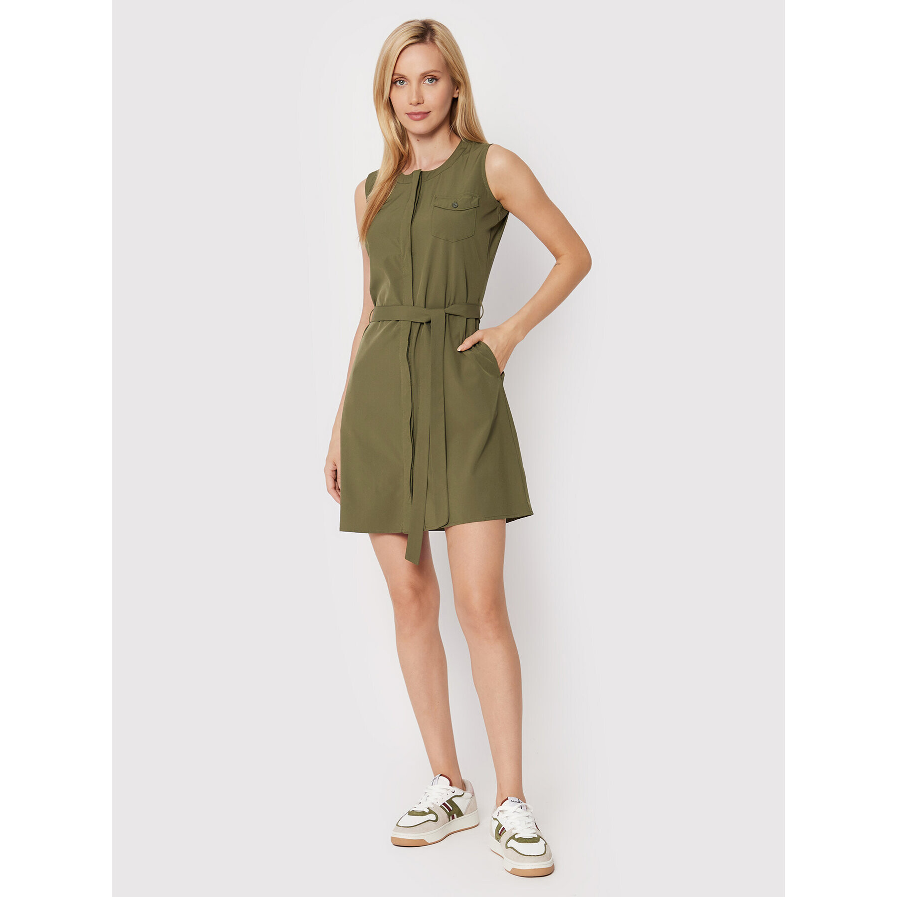 Regatta Ежедневна рокля Highton Stretch RWD042 Зелен Regular Fit - Pepit.bg