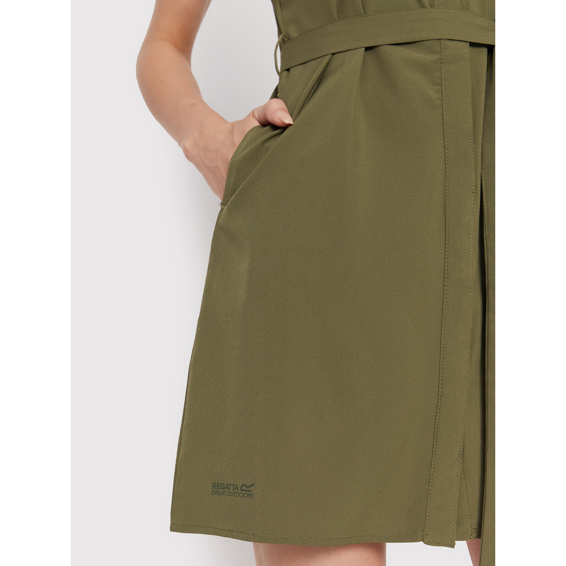Regatta Ежедневна рокля Highton Stretch RWD042 Зелен Regular Fit - Pepit.bg