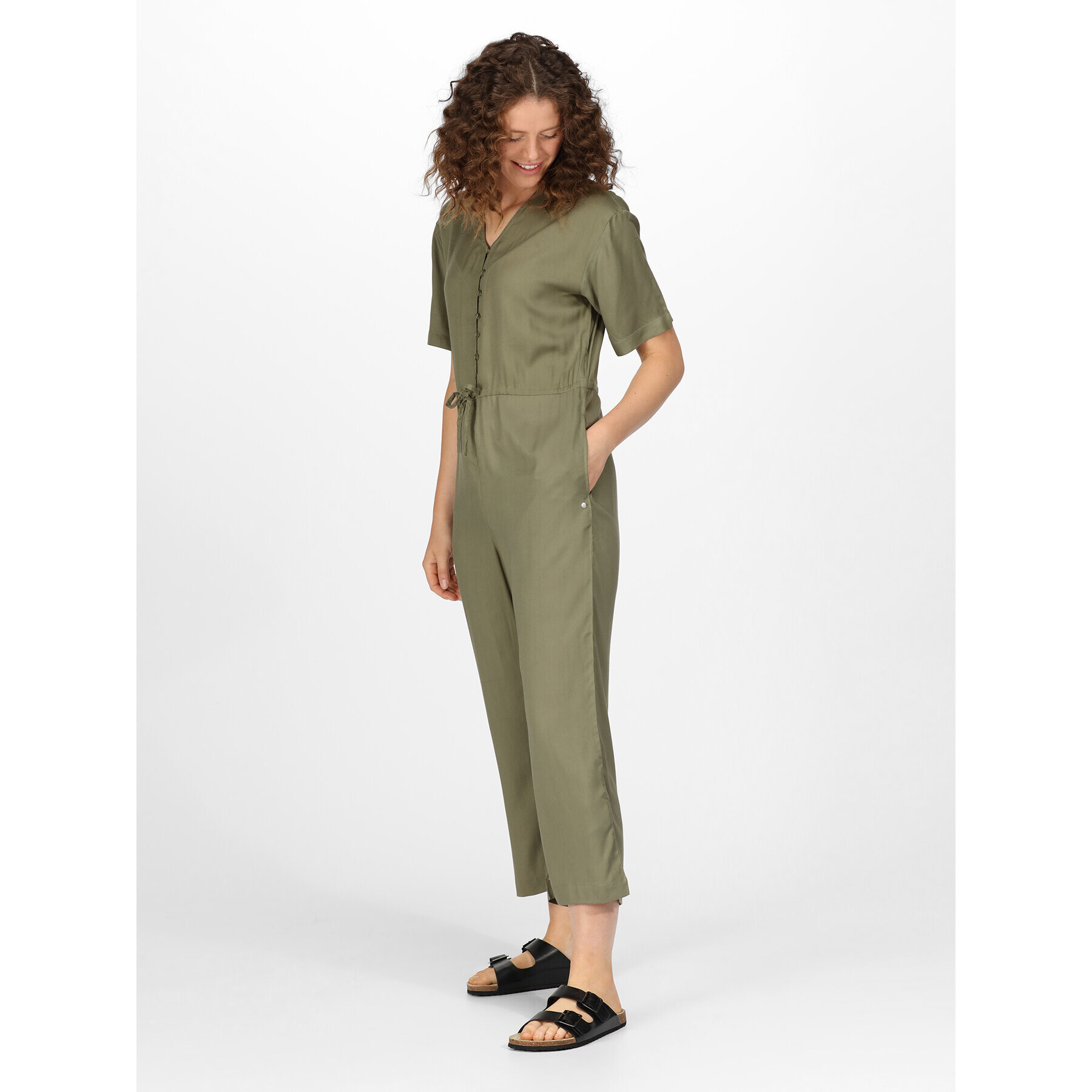 Regatta Гащеризон Streap Jumpsuit RWD057 Зелен Regular Fit - Pepit.bg