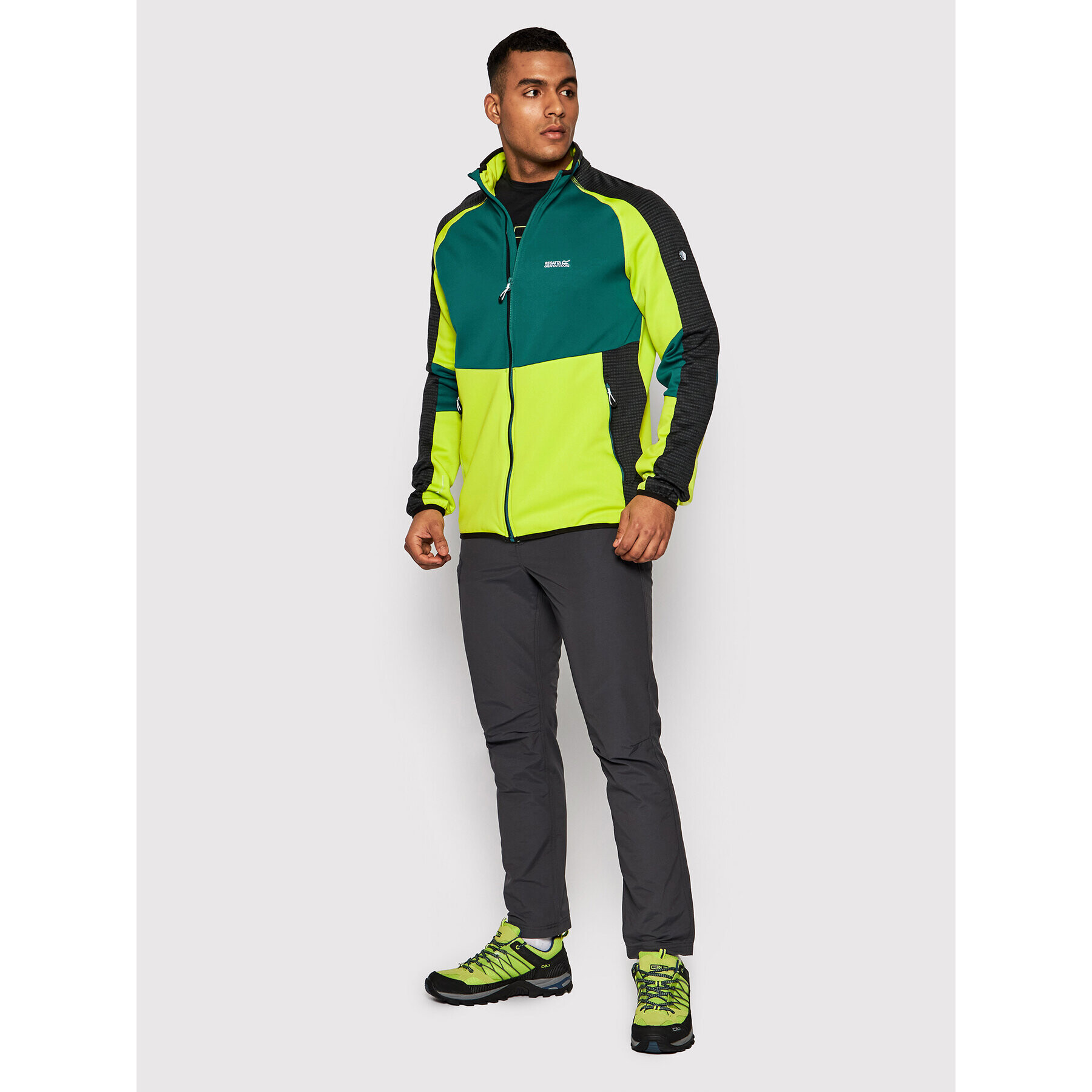 Regatta Яке softshell Yare V RML222 Зелен Regular Fit - Pepit.bg