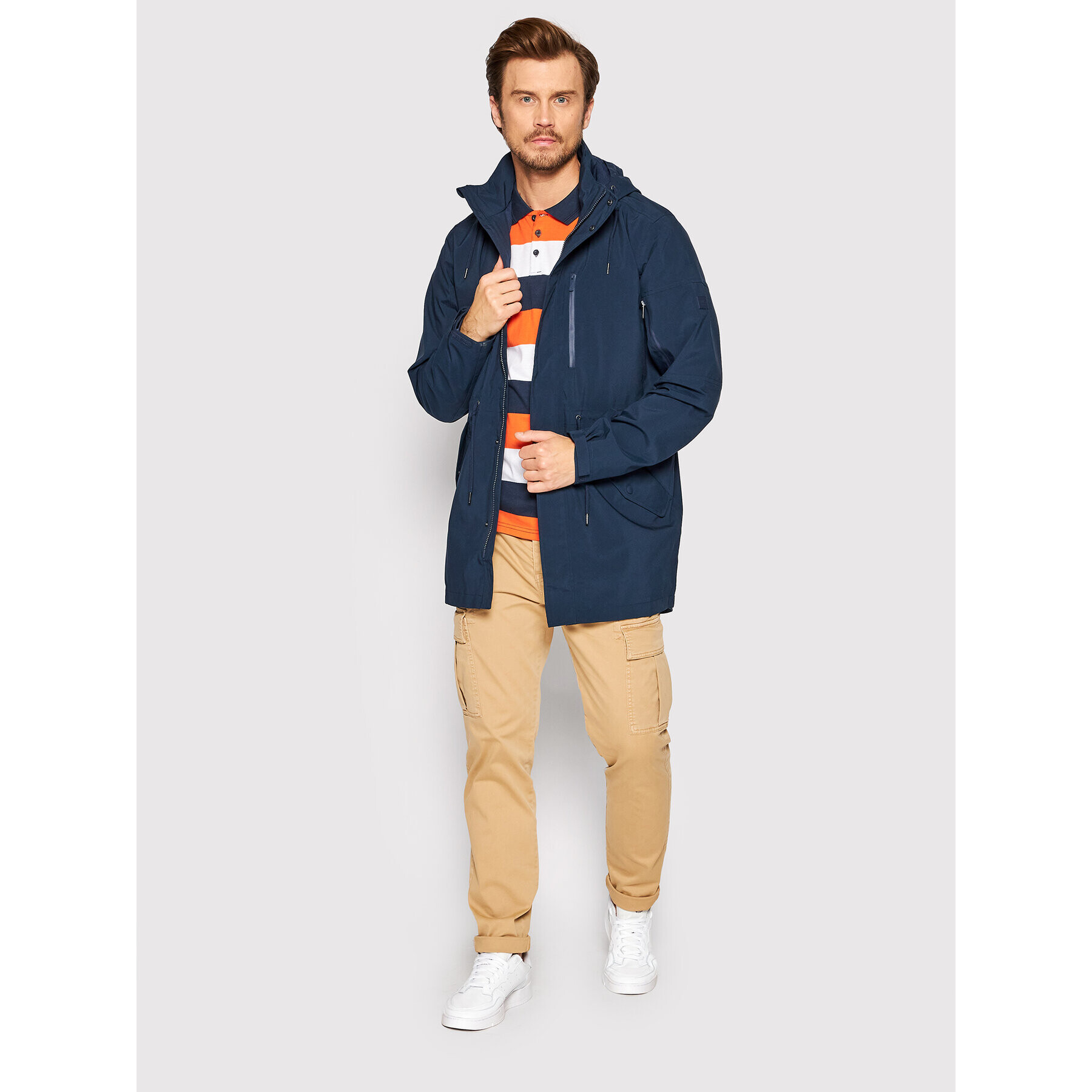 Regatta Яке за дъжд Asher RMW366 Тъмносин Regular Fit - Pepit.bg