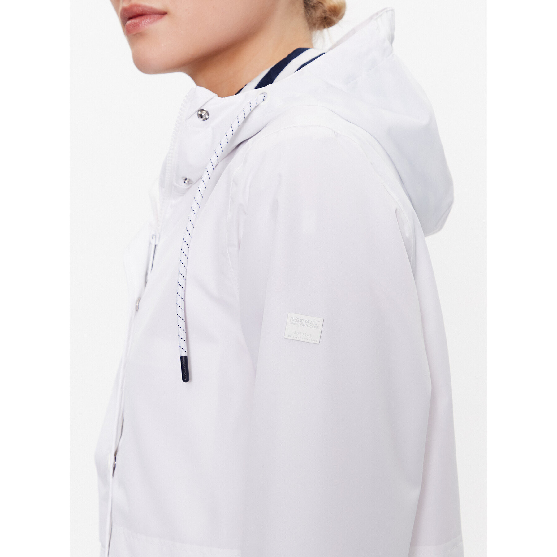 Regatta Яке за дъжд Bayla RWW407 Бял Regular Fit - Pepit.bg