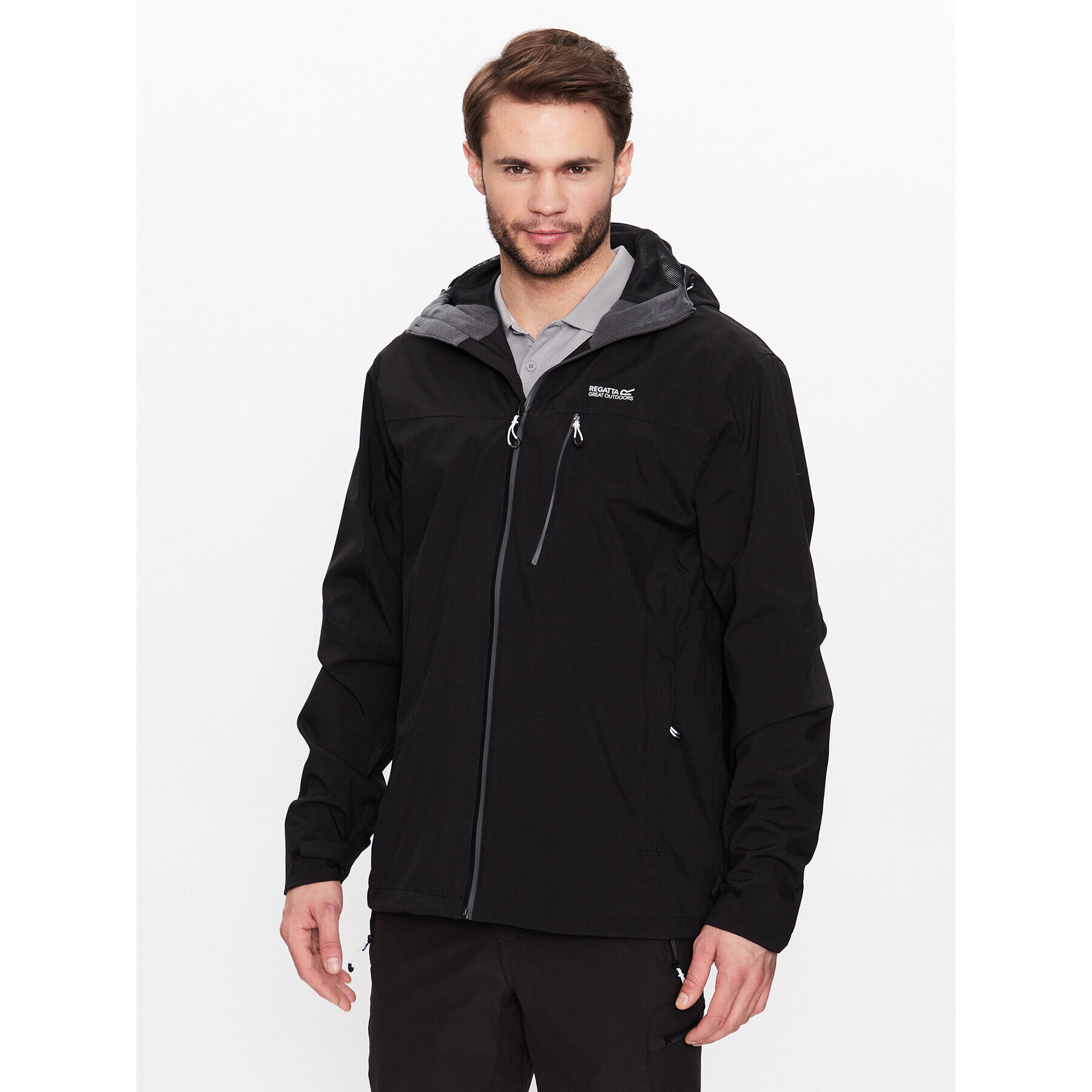 Regatta Яке за дъжд Birchdale RMW279 Черен Regular Fit - Pepit.bg