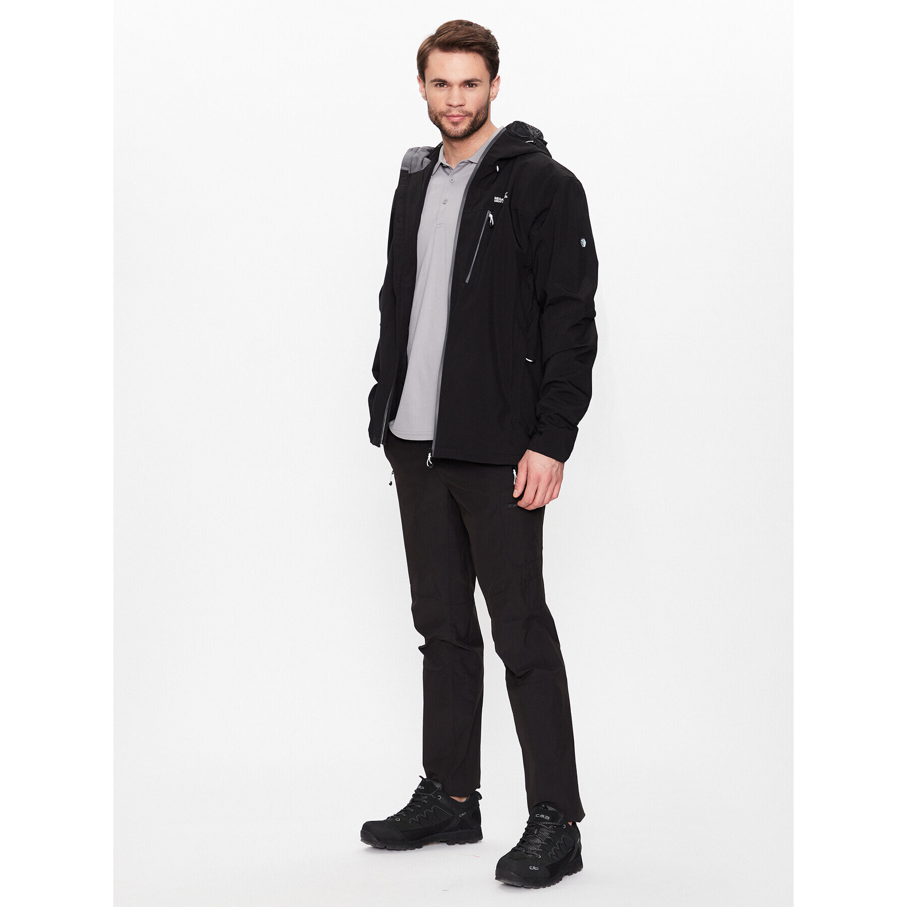 Regatta Яке за дъжд Birchdale RMW279 Черен Regular Fit - Pepit.bg