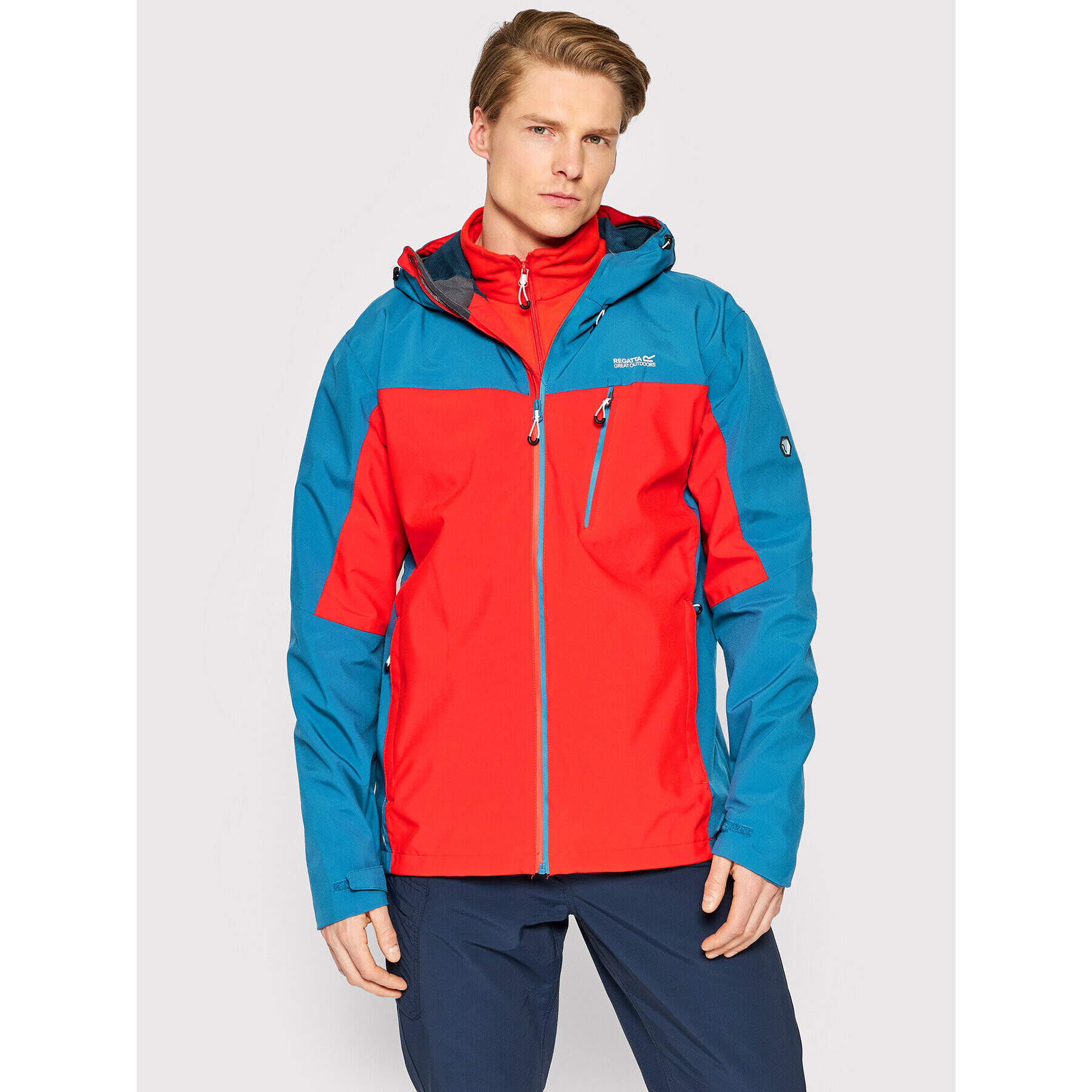 Regatta Яке за дъжд Birchdale RMW279 Червен Regular Fit - Pepit.bg