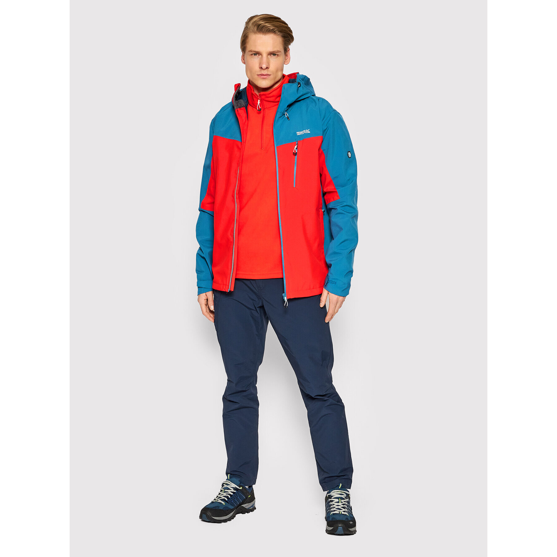 Regatta Яке за дъжд Birchdale RMW279 Червен Regular Fit - Pepit.bg