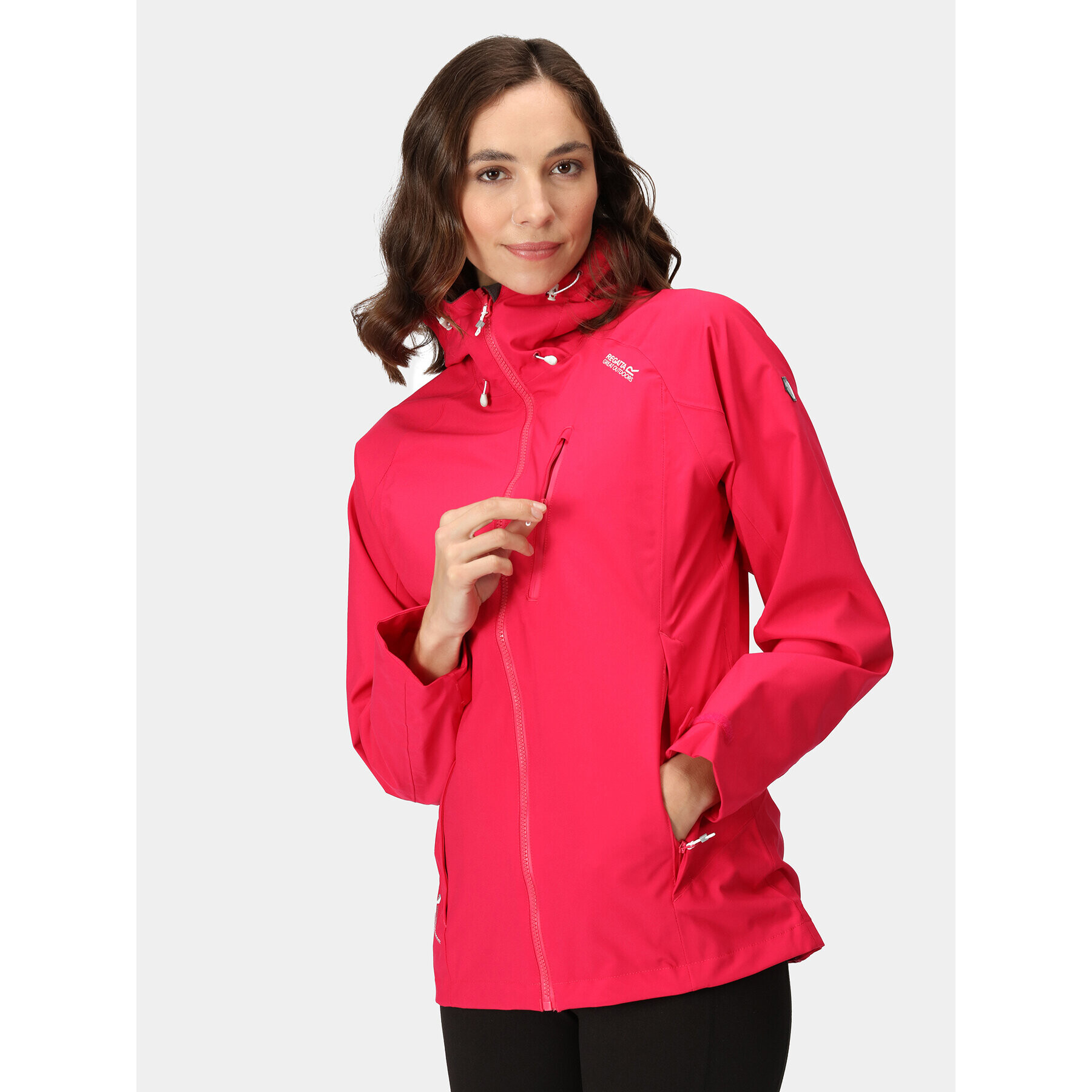 Regatta Яке за дъжд Birchdale RWW300 Розов Regular Fit - Pepit.bg