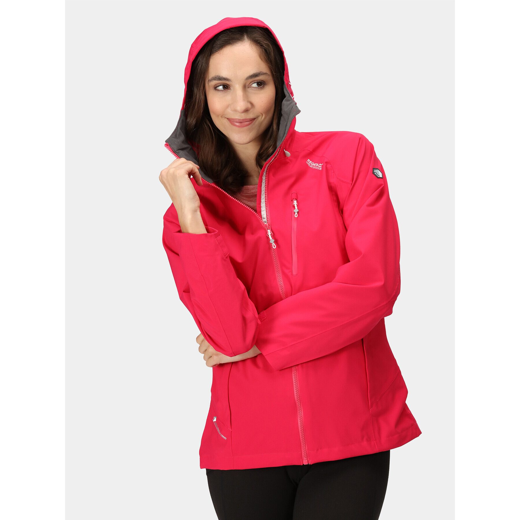Regatta Яке за дъжд Birchdale RWW300 Розов Regular Fit - Pepit.bg