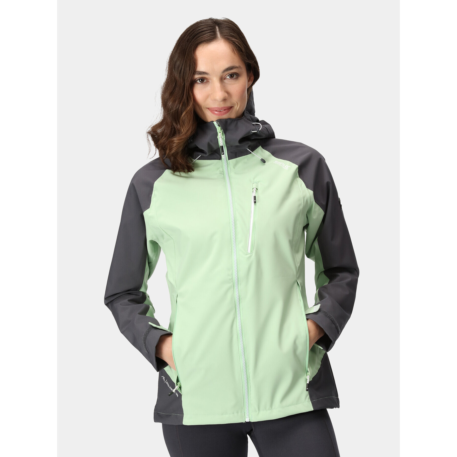 Regatta Яке за дъжд Birchdale RWW300 Зелен Regular Fit - Pepit.bg