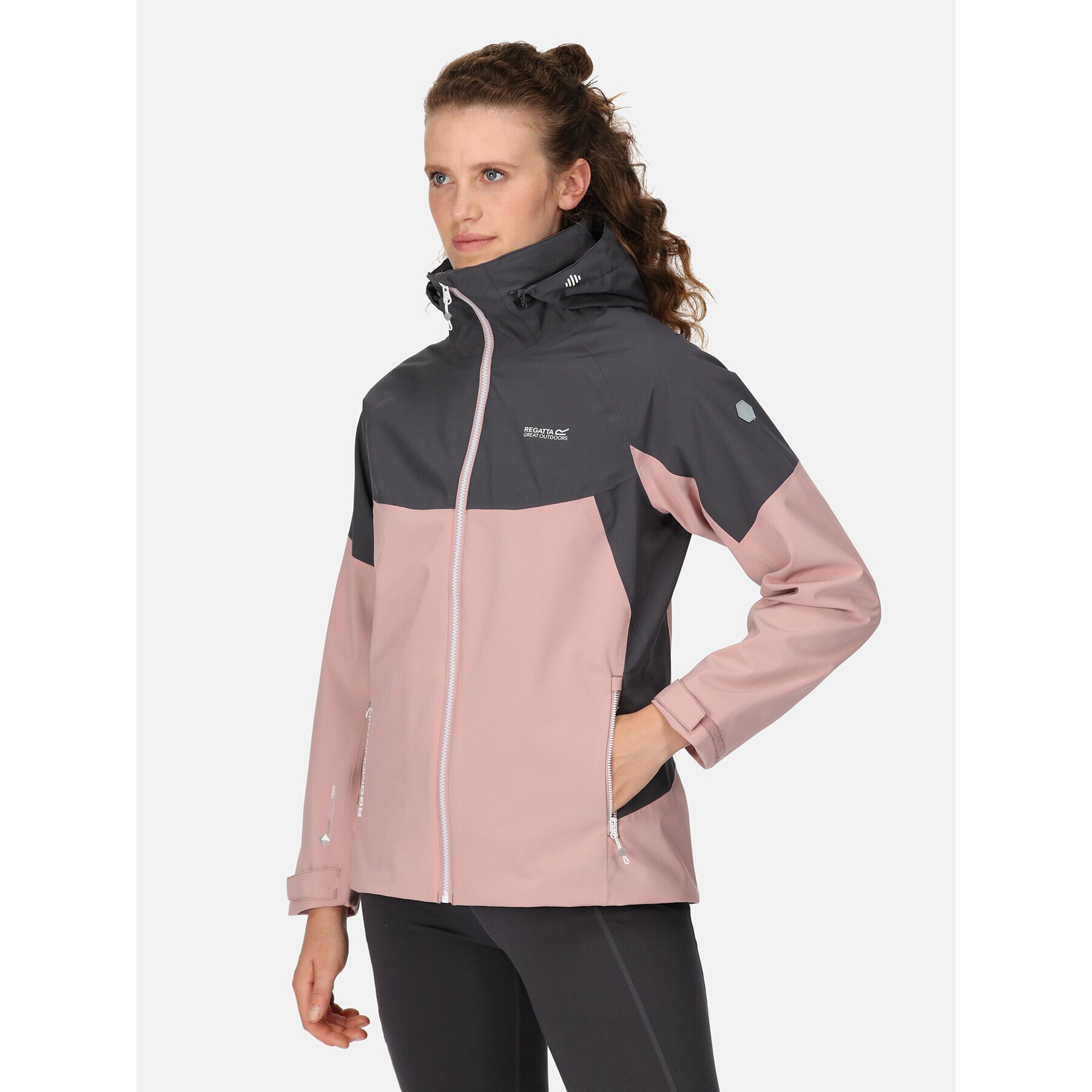 Regatta Яке за дъжд Bosfield RWW402 Розов Regular Fit - Pepit.bg