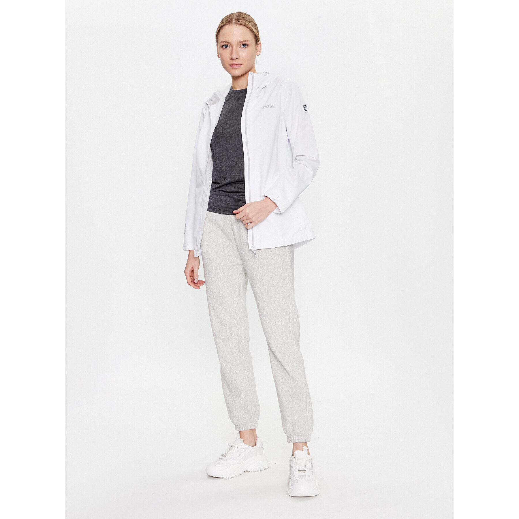 Regatta Яке за дъжд Hamara III RWW346 Бял Regular Fit - Pepit.bg
