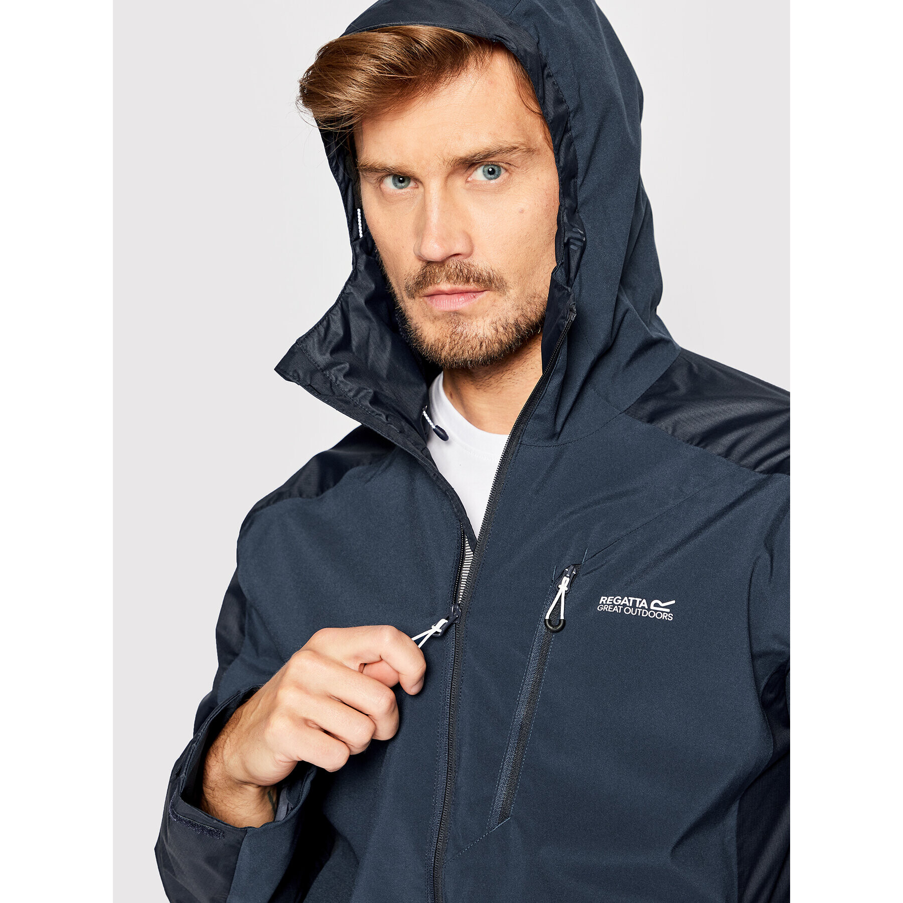 Regatta Яке за дъжд Highton Strech II RMW357 Тъмносин Regular Fit - Pepit.bg