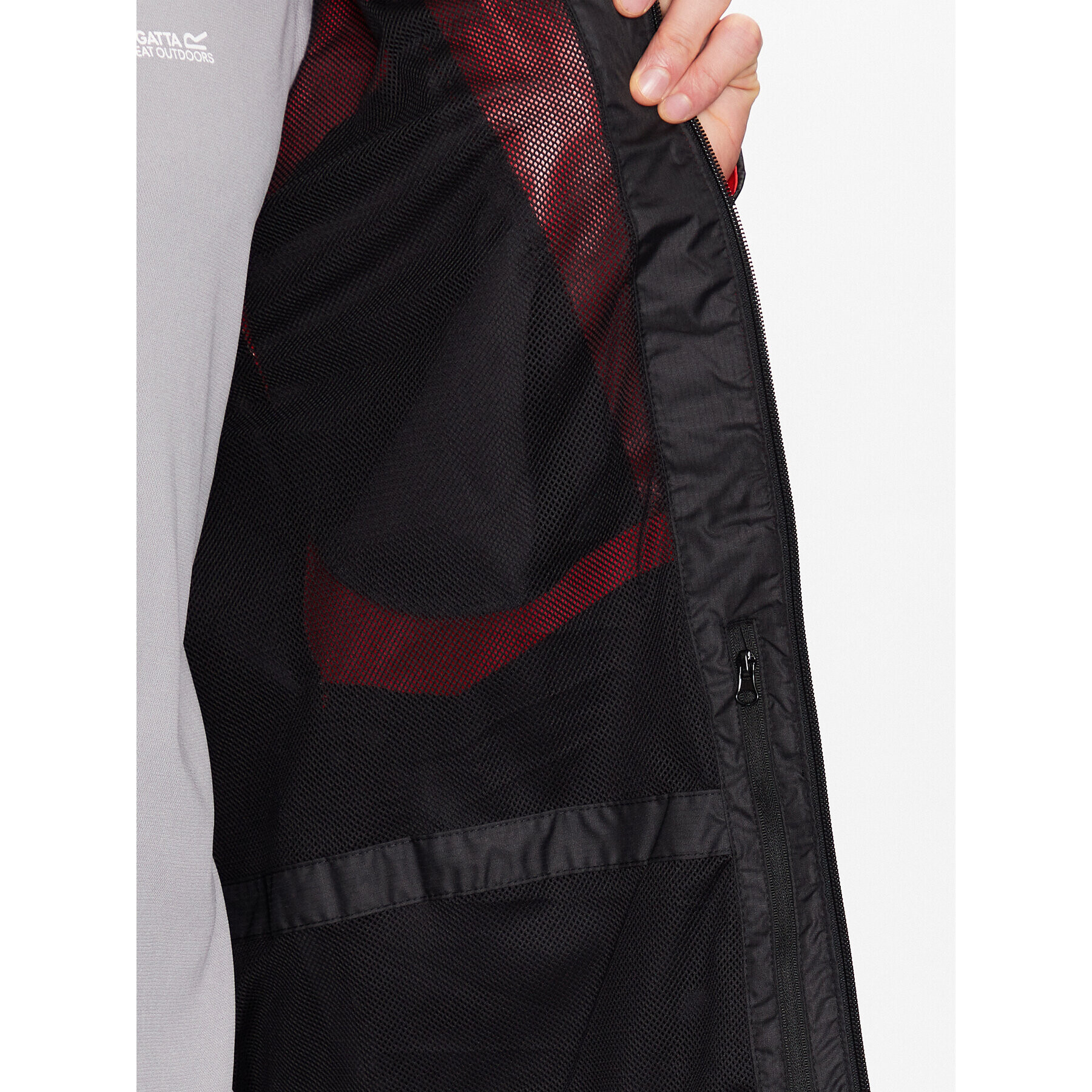 Regatta Яке за дъжд Highton Stretch II RMW357 Червен Regular Fit - Pepit.bg