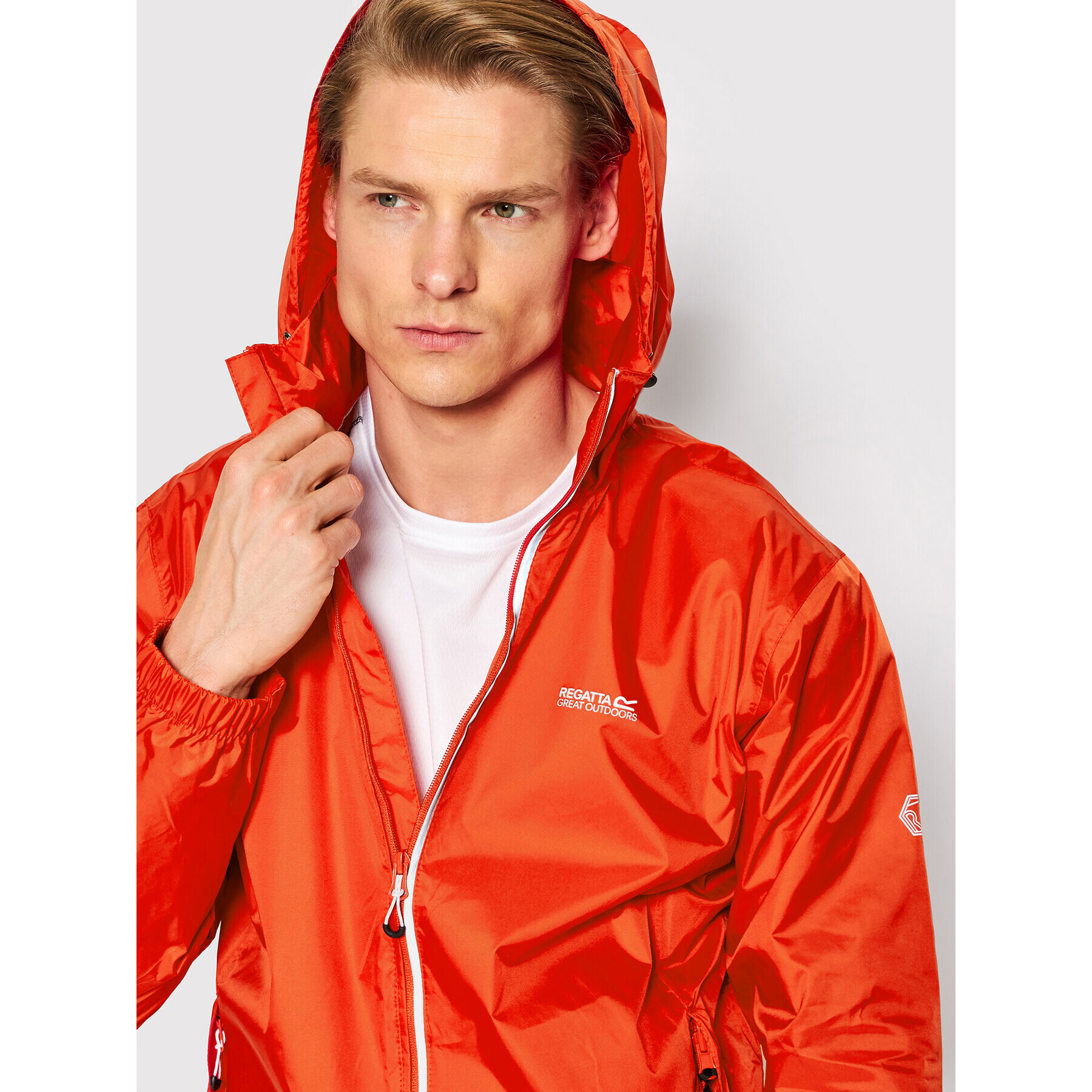 Regatta Яке за дъжд Lyle IV RMW283 Червен Regular Fit - Pepit.bg