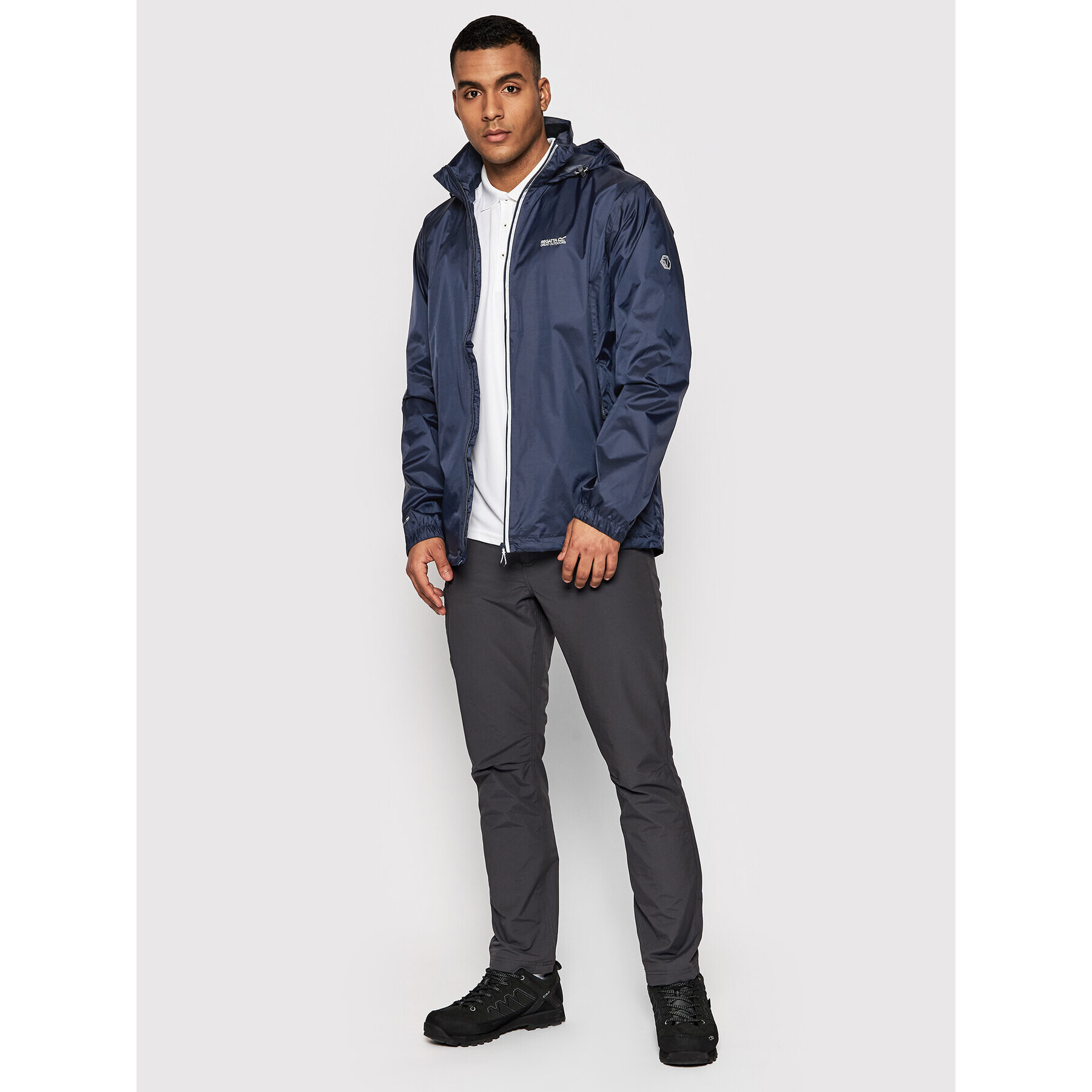 Regatta Яке за дъжд Lyle IV RMW283 Тъмносин Regular Fit - Pepit.bg