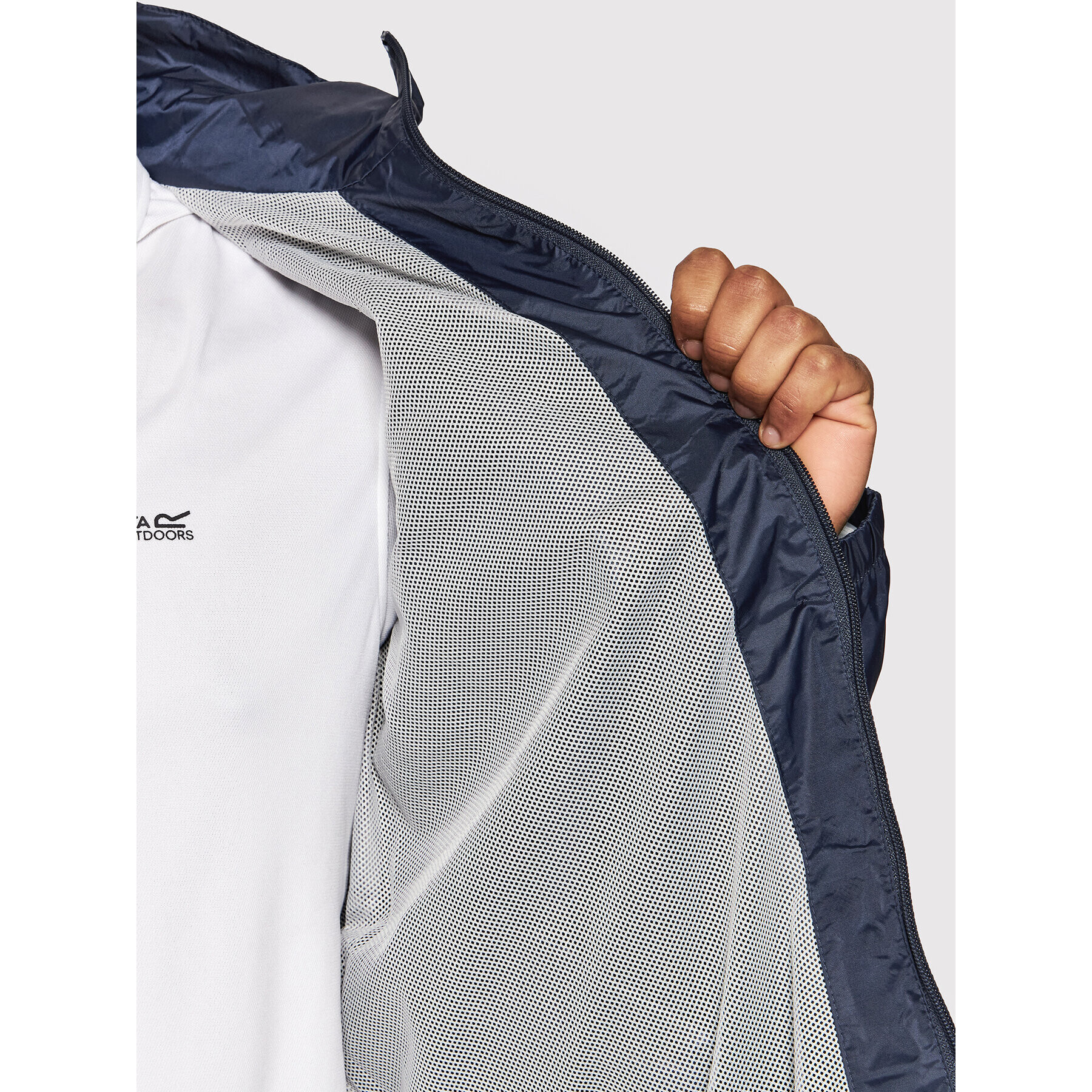 Regatta Яке за дъжд Lyle IV RMW283 Тъмносин Regular Fit - Pepit.bg