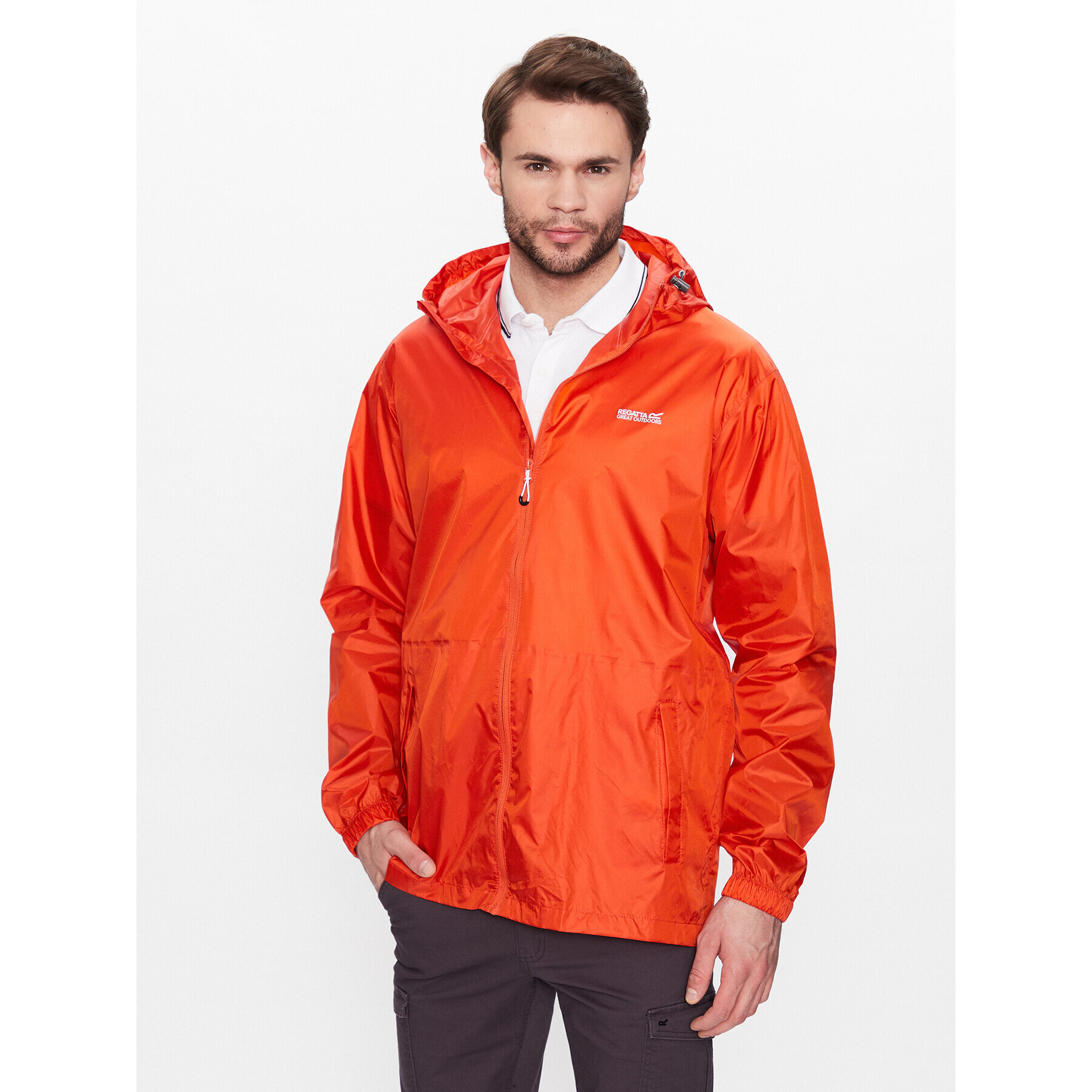 Regatta Яке за дъжд Pack It RMW281 Оранжев Regular Fit - Pepit.bg