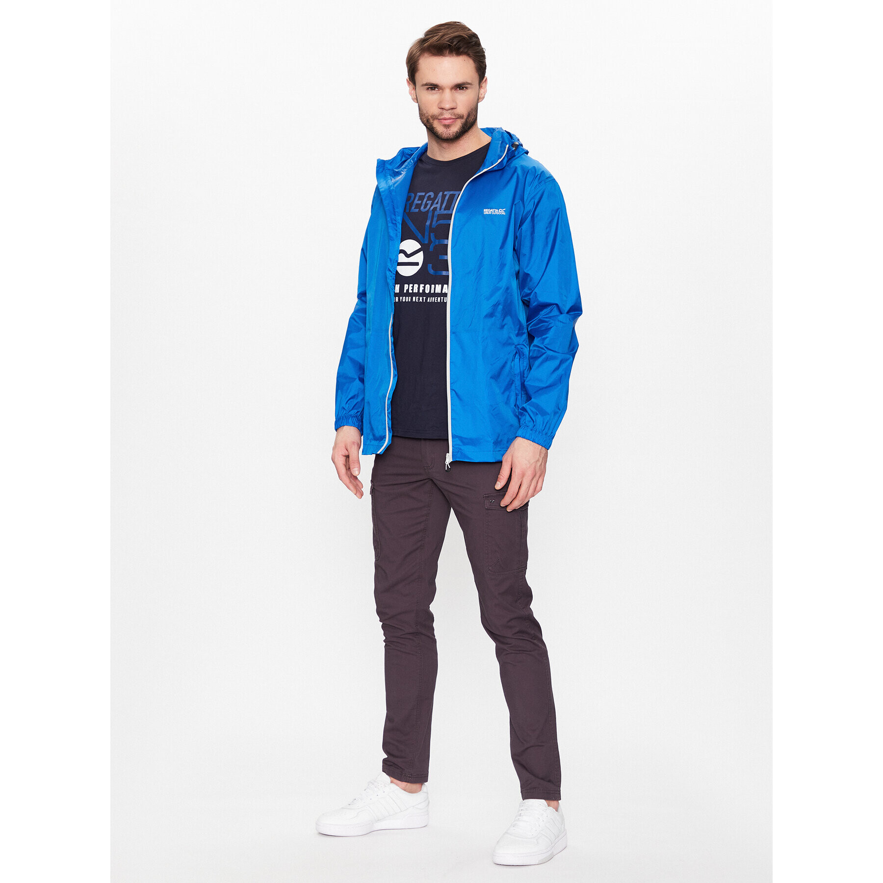 Regatta Яке за дъжд Pack It RMW281 Син Regular Fit - Pepit.bg