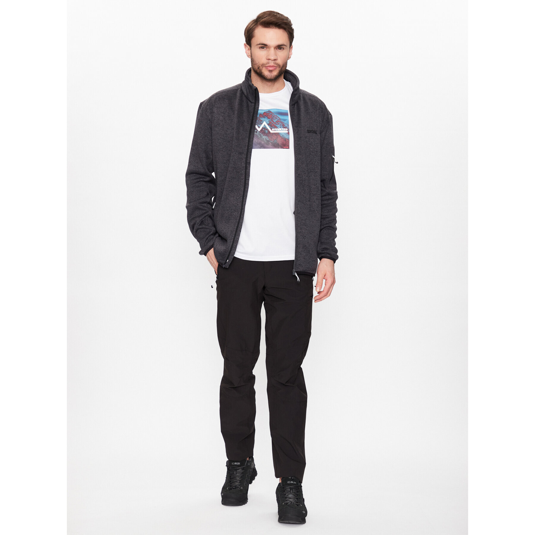 Regatta Полар Newhill RMA554 Сив Regular Fit - Pepit.bg