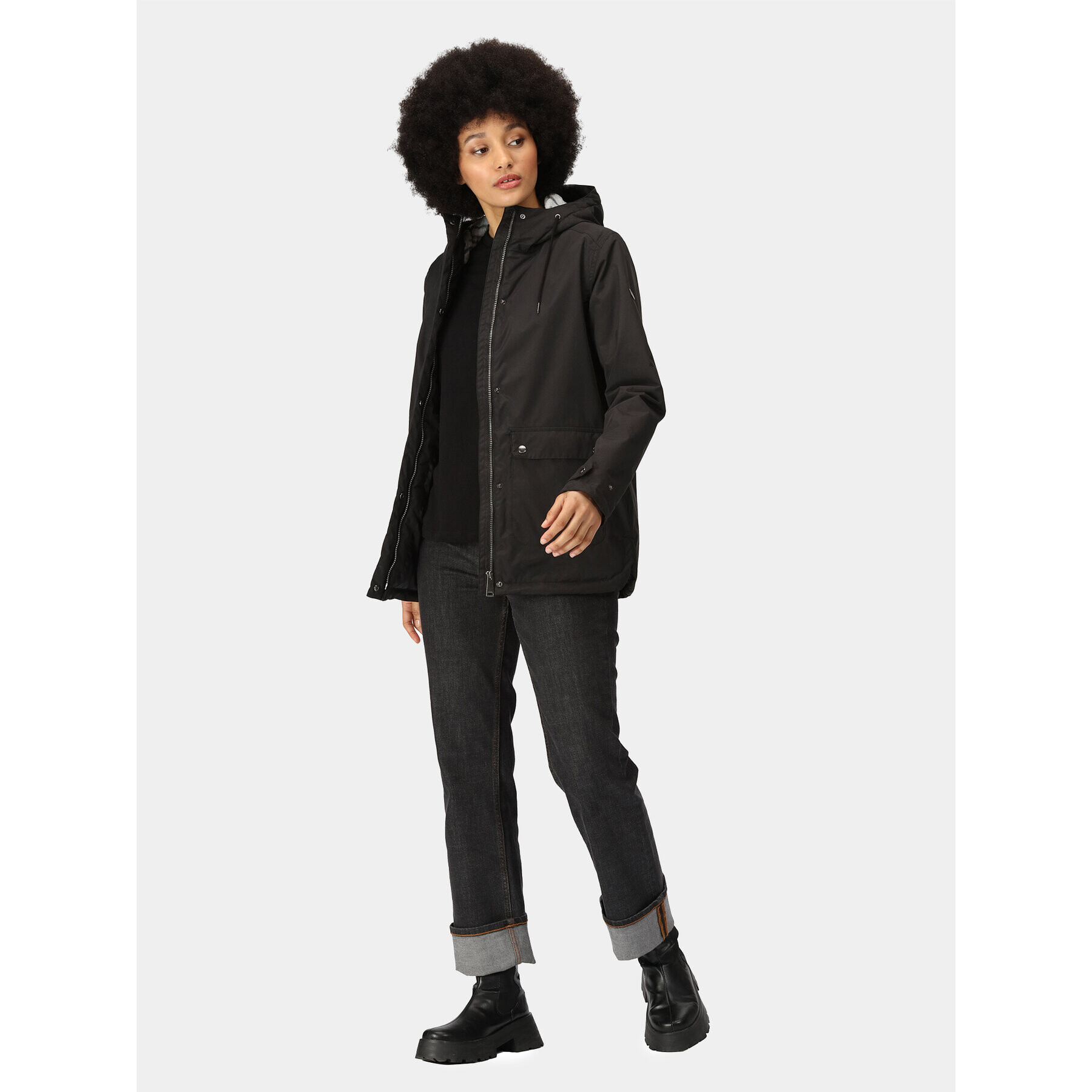 Regatta Преходно яке Broadia RWP378 Черен Regular Fit - Pepit.bg