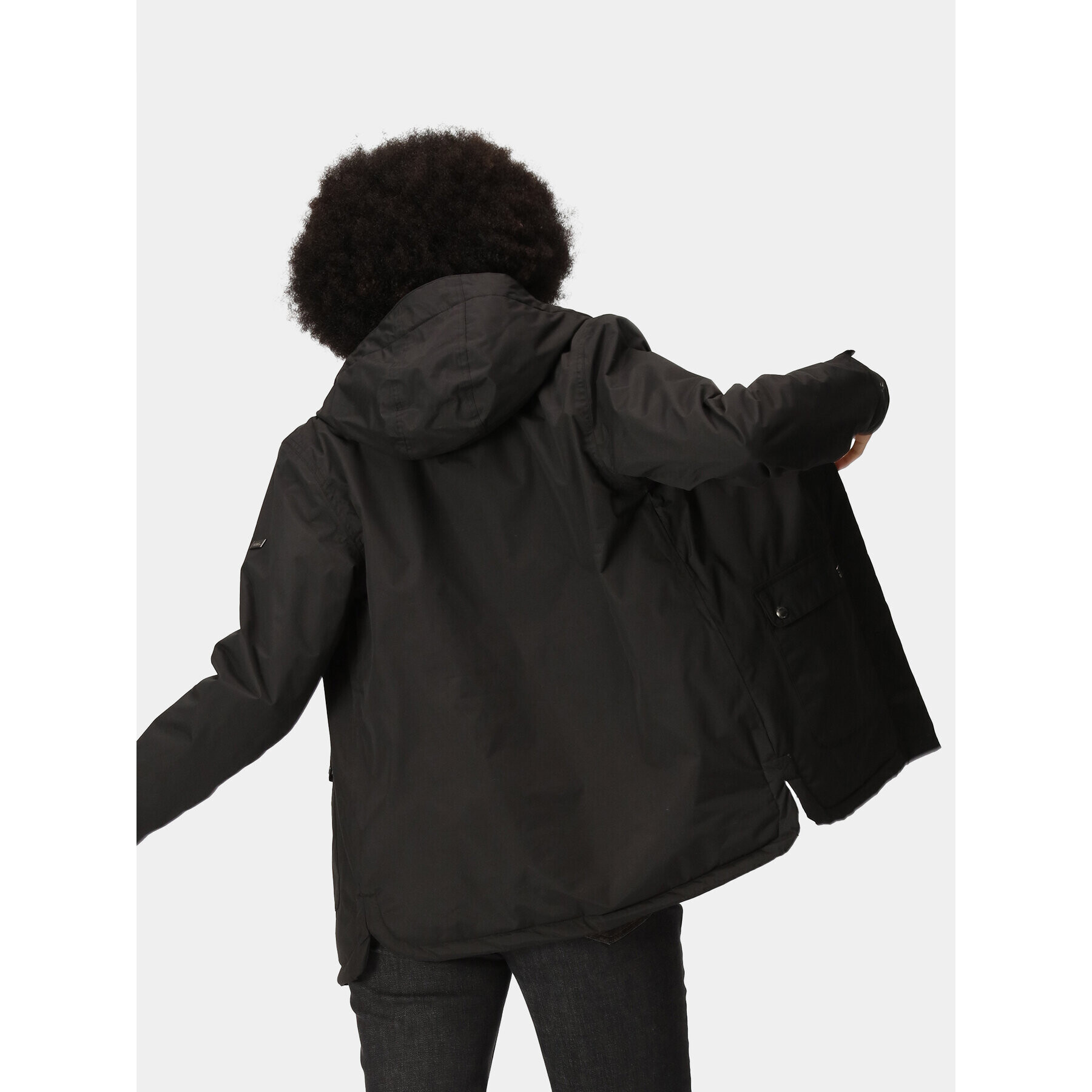 Regatta Преходно яке Broadia RWP378 Черен Regular Fit - Pepit.bg