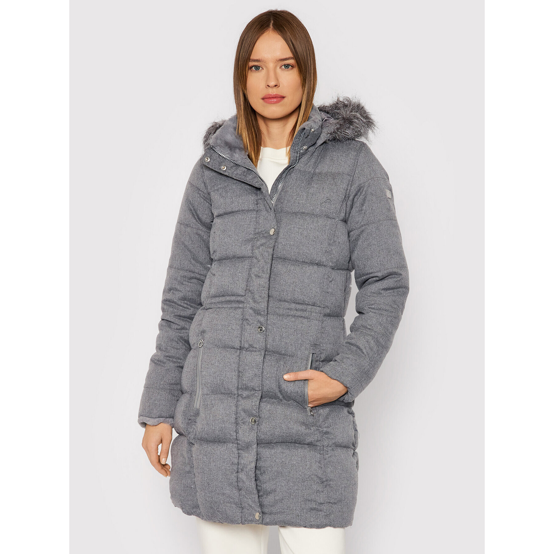 Regatta Пухено яке Della RWN191 Сив Regular Fit - Pepit.bg