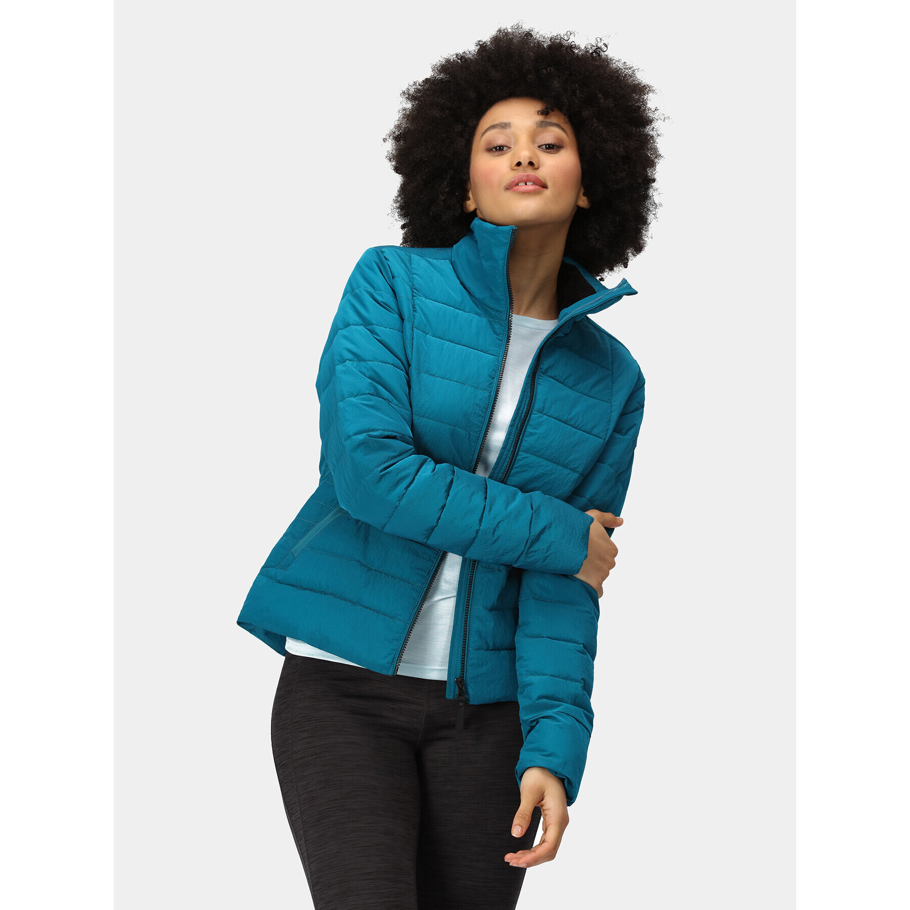 Regatta Пухено яке Keava III RWN271 Зелен Regular Fit - Pepit.bg