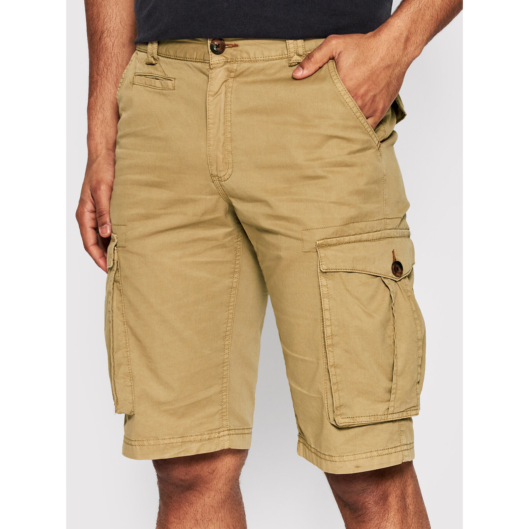 Regatta Шорти от плат Shorebay RMJ221 Кафяв Regular Fit - Pepit.bg