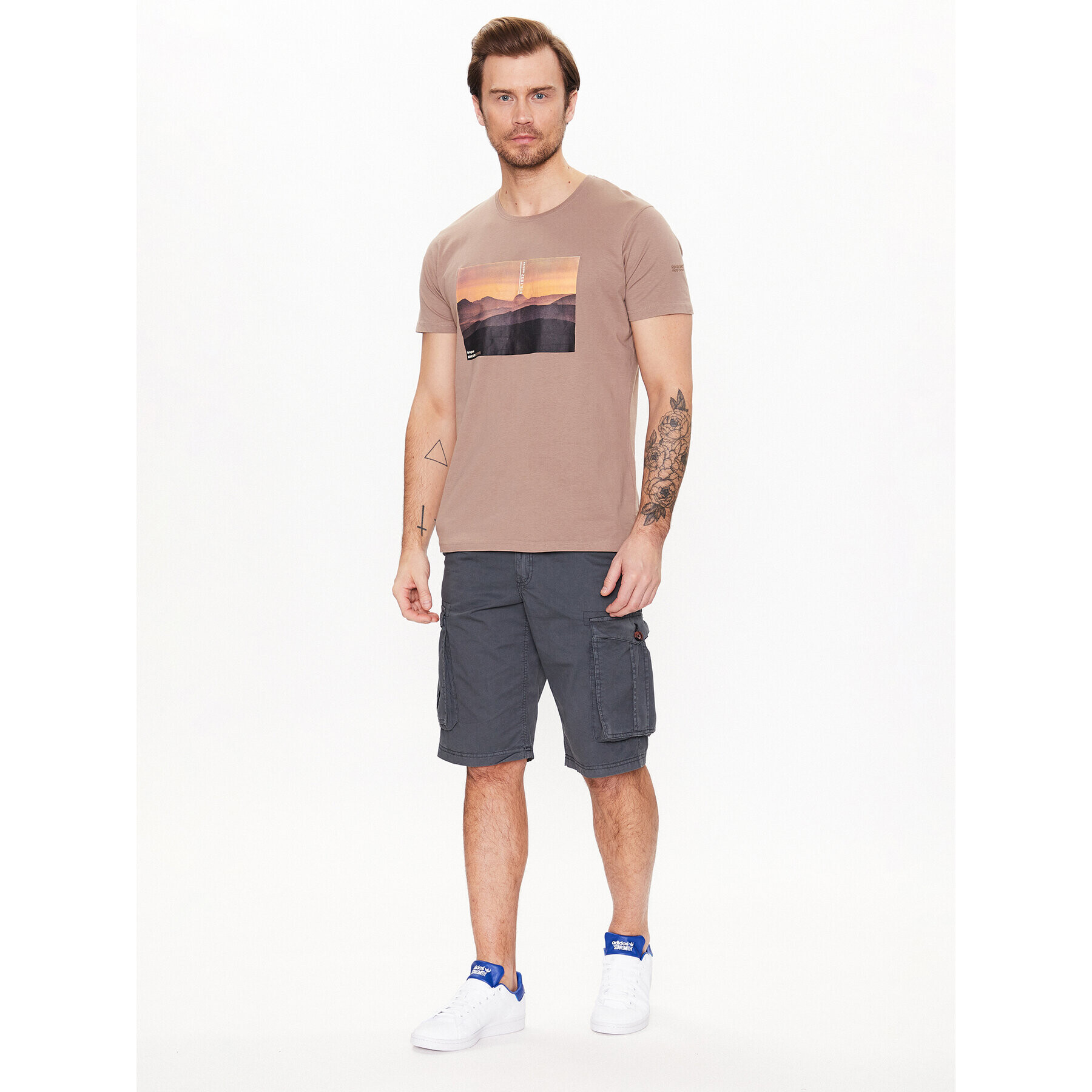 Regatta Шорти от плат Shorebay RMJ221 Сив Regular Fit - Pepit.bg
