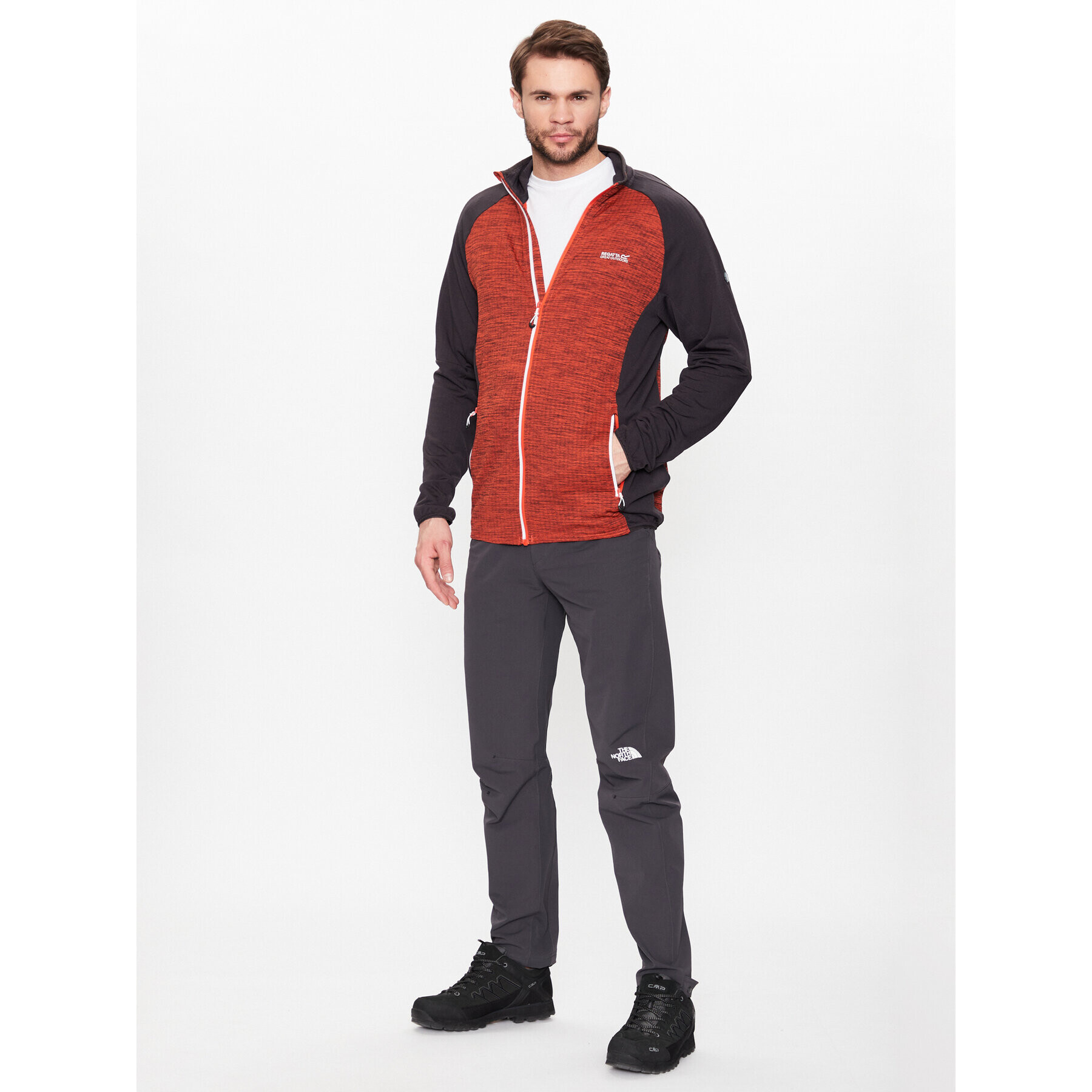 Regatta Суитшърт Hepley RMA539 Червен Regular Fit - Pepit.bg