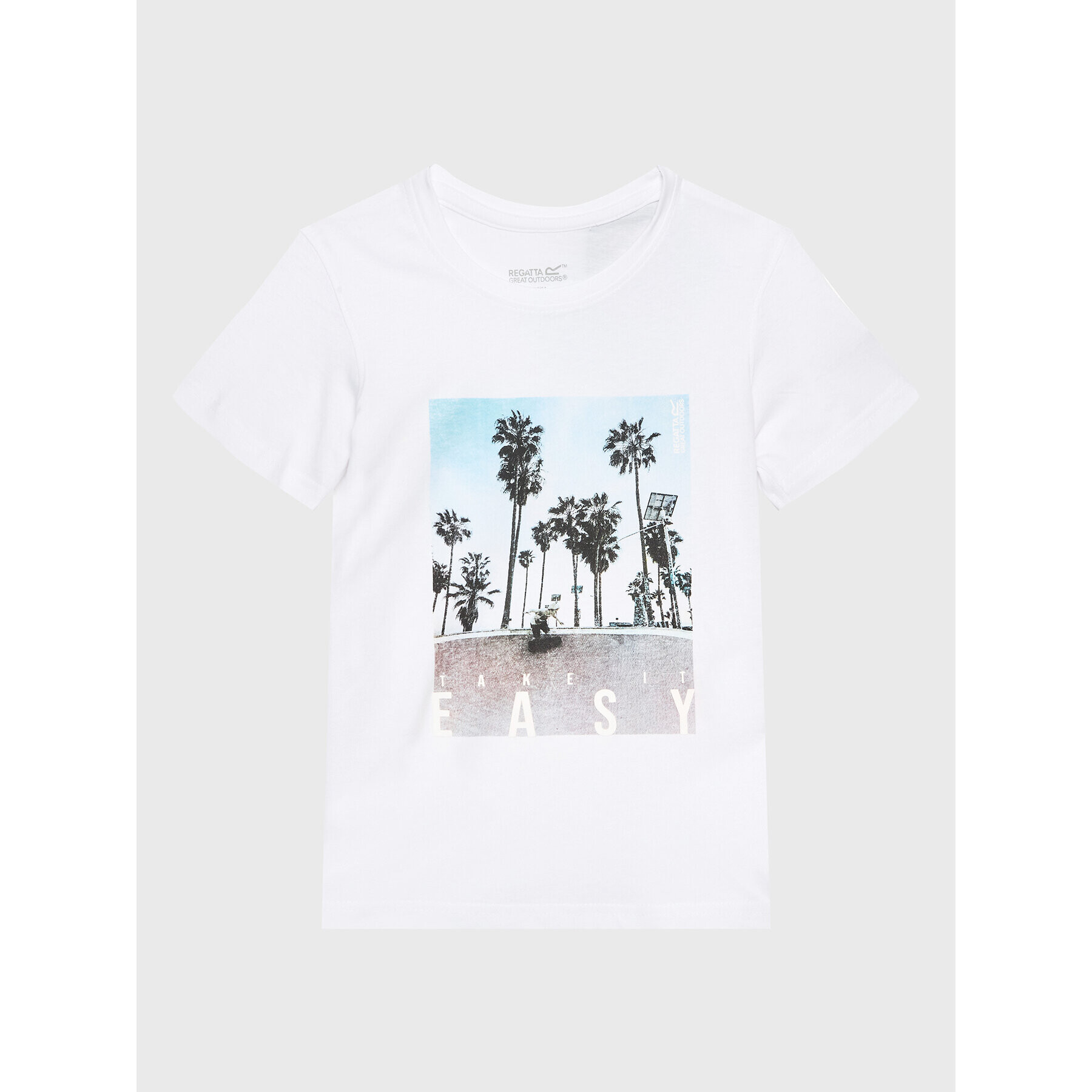 Regatta Тишърт Bosley VI RKT149 Бял Regular Fit - Pepit.bg