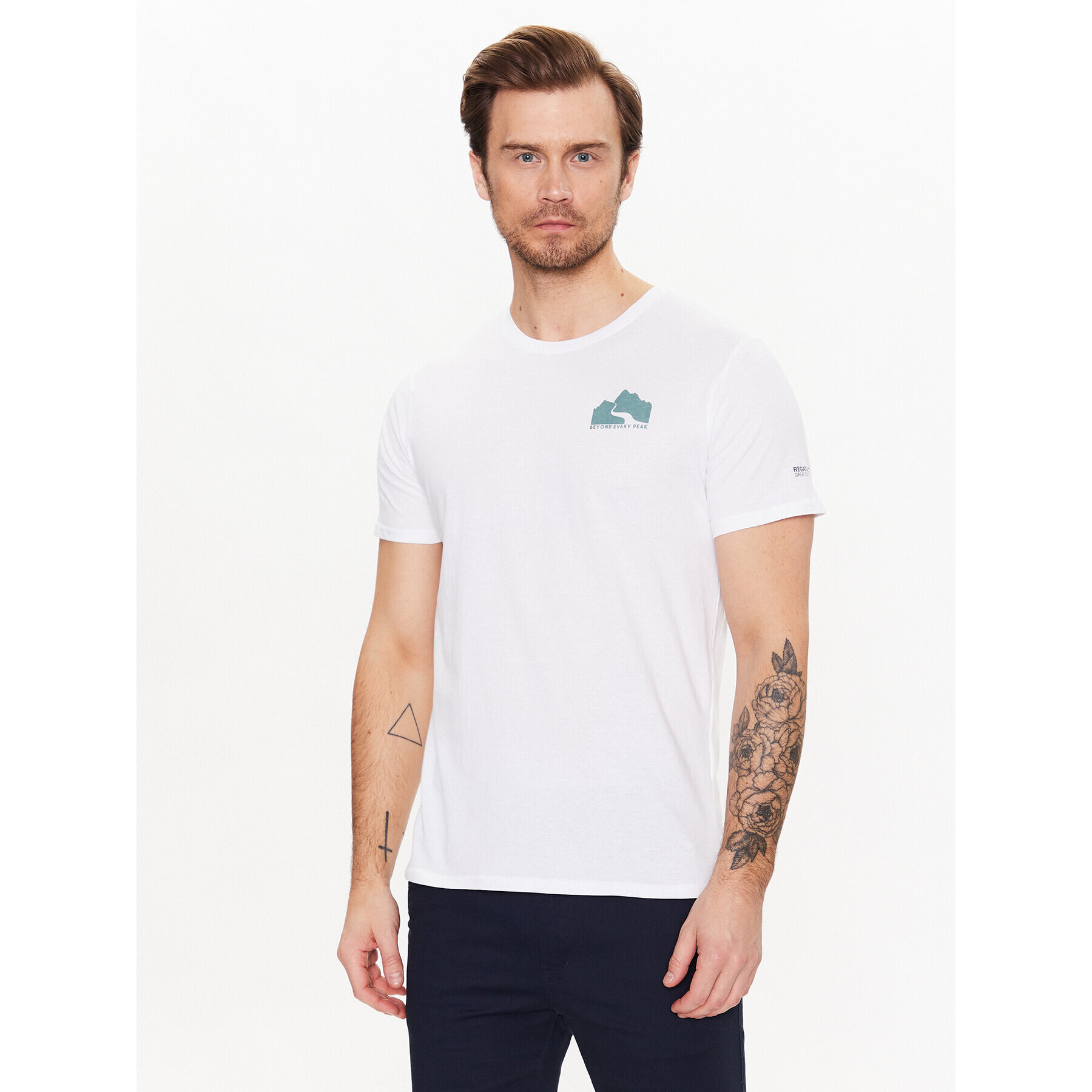 Regatta Тишърт Breezed III RMT273 Бял Regular Fit - Pepit.bg