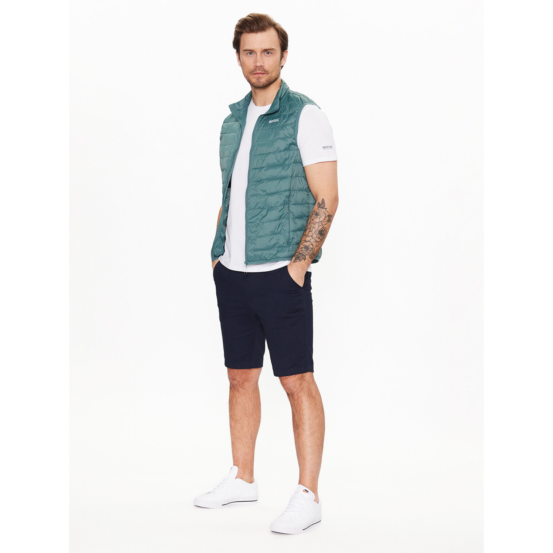Regatta Тишърт Breezed III RMT273 Бял Regular Fit - Pepit.bg