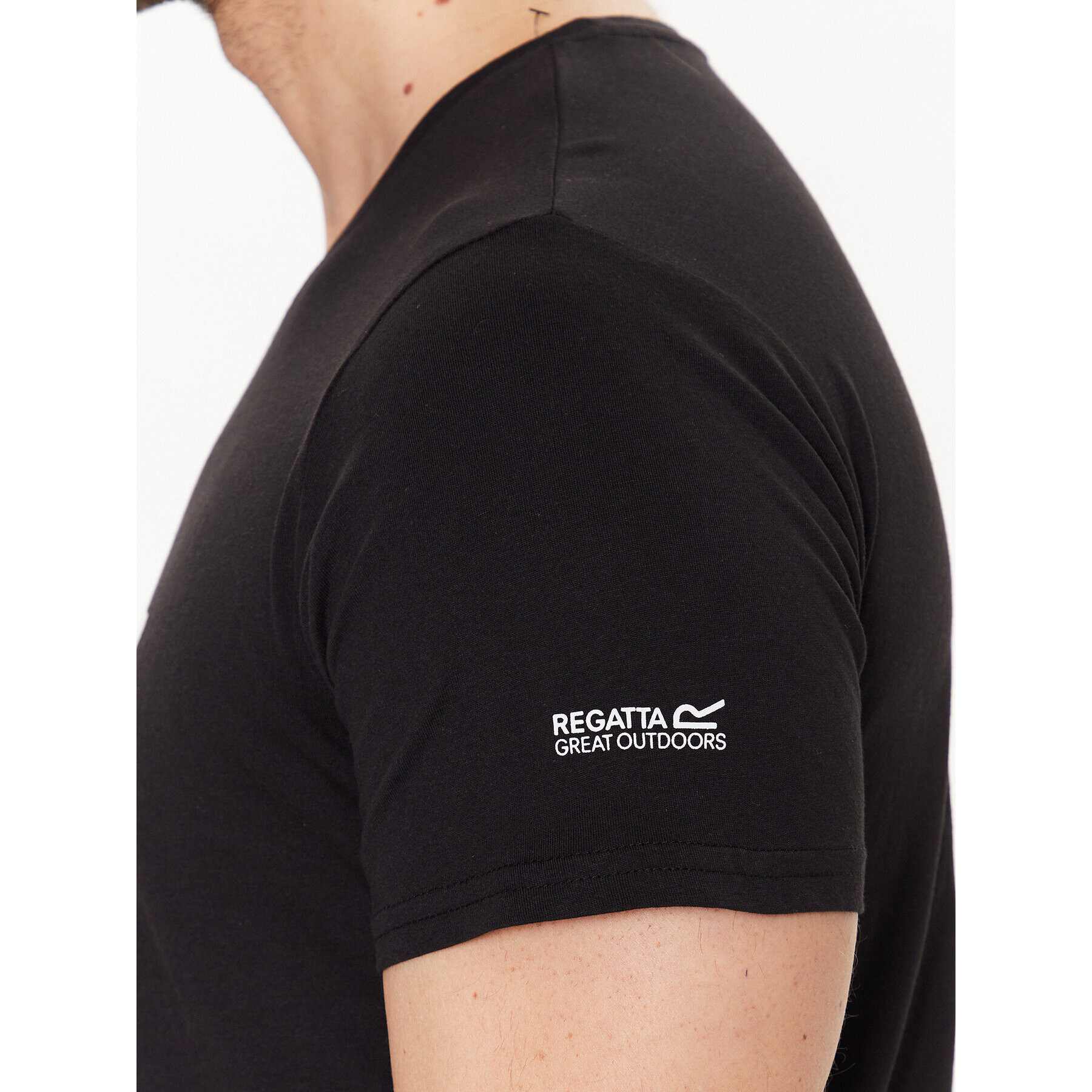 Regatta Тишърт Breezed III RMT273 Черен Regular Fit - Pepit.bg