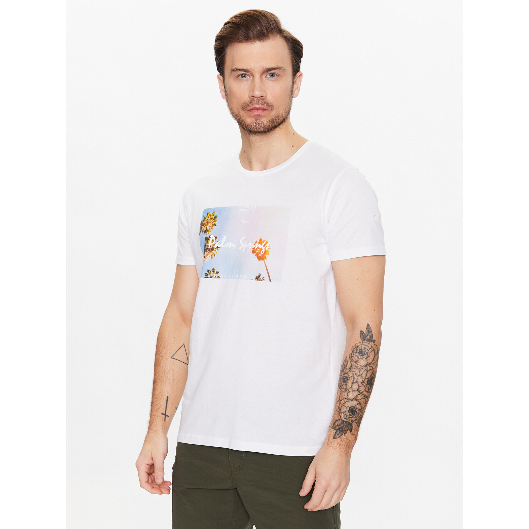 Regatta Тишърт Cline VII RMT263 Бял Regular Fit - Pepit.bg