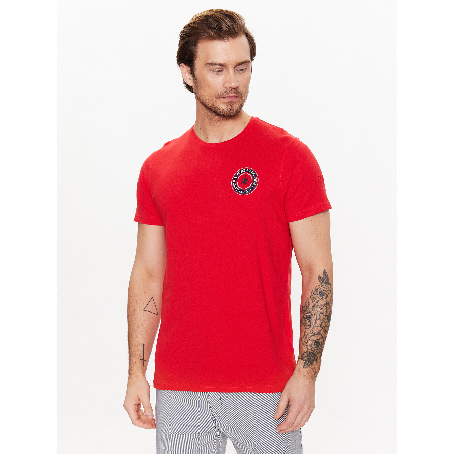 Regatta Тишърт Cline VII RMT263 Червен Regular Fit - Pepit.bg