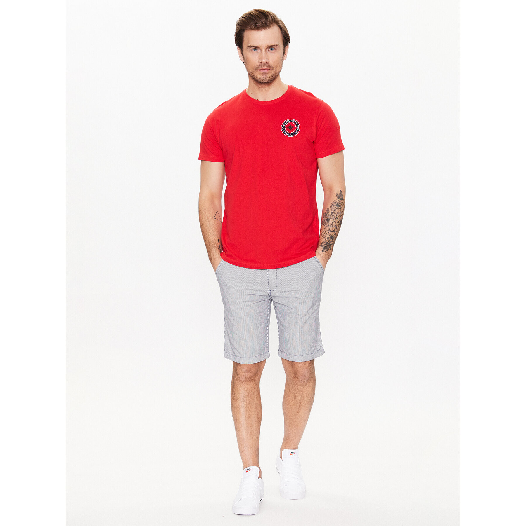 Regatta Тишърт Cline VII RMT263 Червен Regular Fit - Pepit.bg