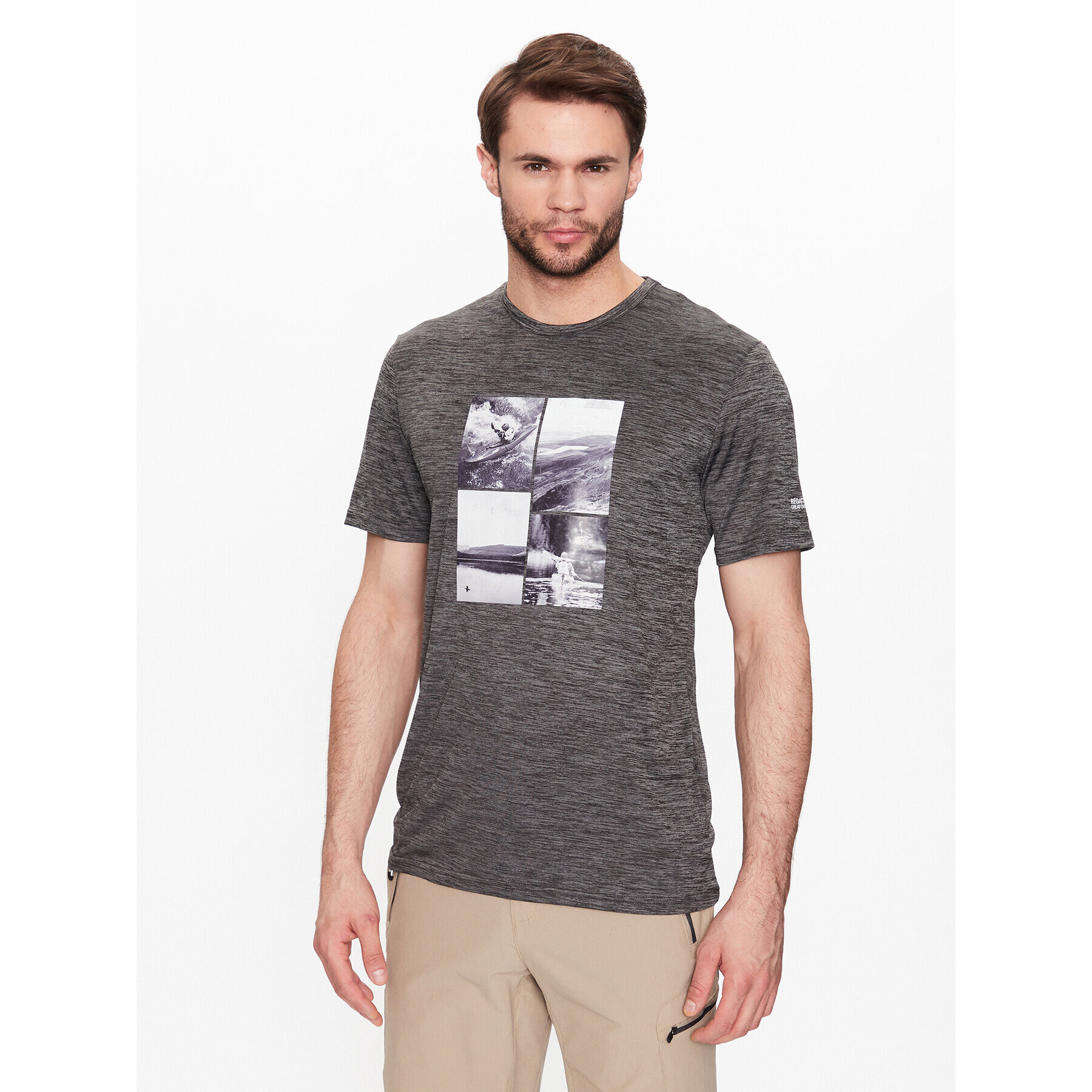 Regatta Тишърт Fingal VII RMT272 Сив Regular Fit - Pepit.bg