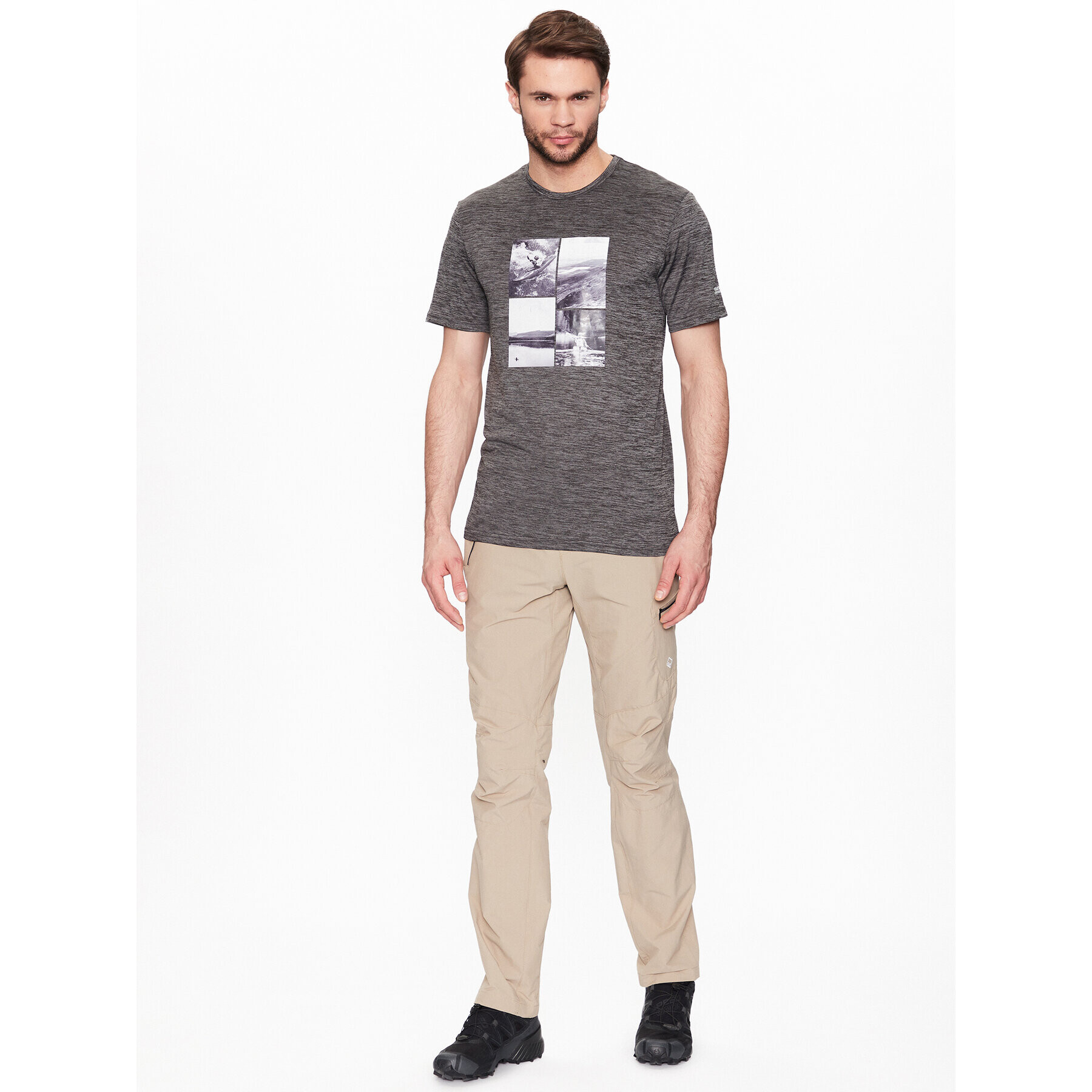 Regatta Тишърт Fingal VII RMT272 Сив Regular Fit - Pepit.bg