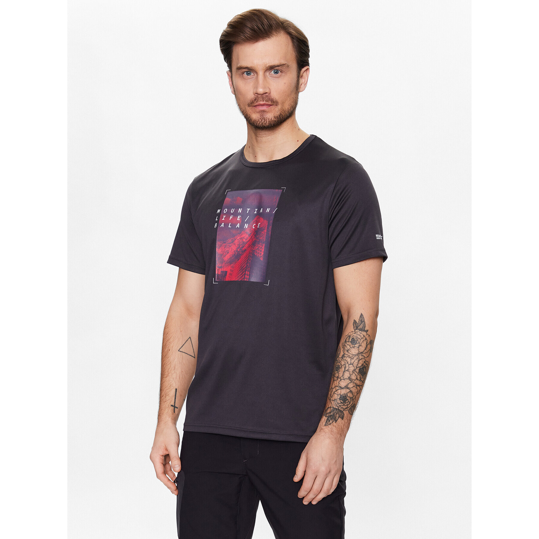 Regatta Тишърт Fingal VII RMT272 Сив Regular Fit - Pepit.bg