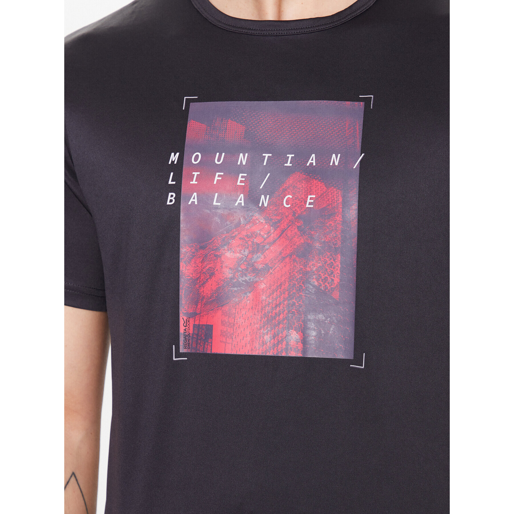 Regatta Тишърт Fingal VII RMT272 Сив Regular Fit - Pepit.bg