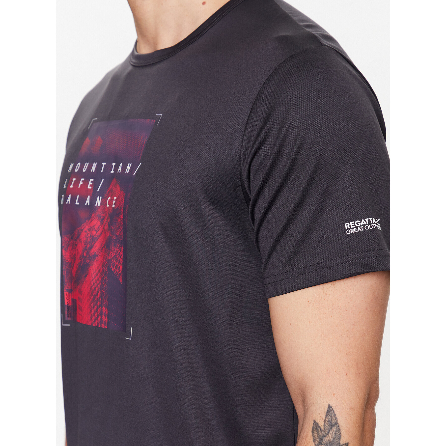 Regatta Тишърт Fingal VII RMT272 Сив Regular Fit - Pepit.bg