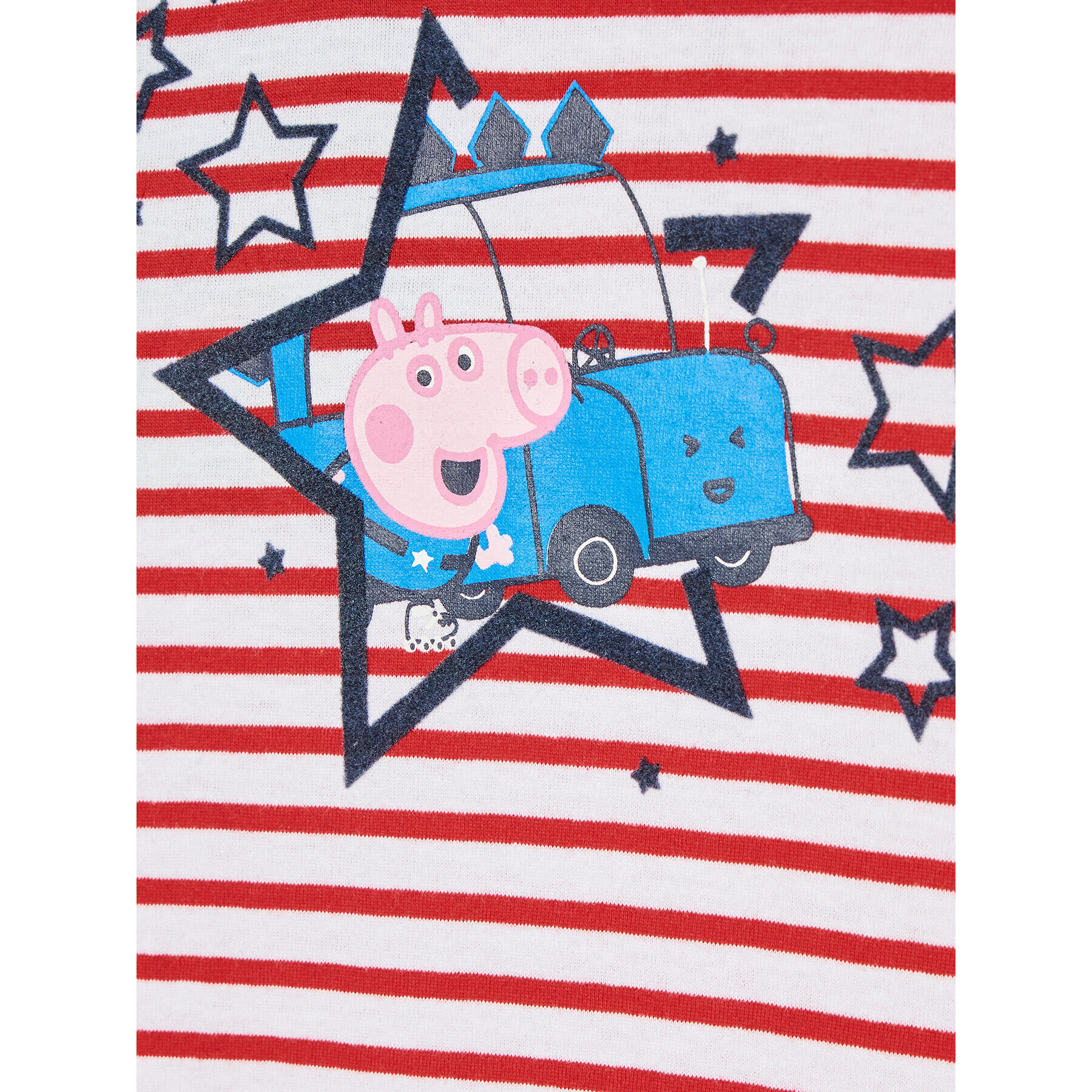 Regatta Тишърт Peppa Stripe RKT139 Червен Regular Fit - Pepit.bg