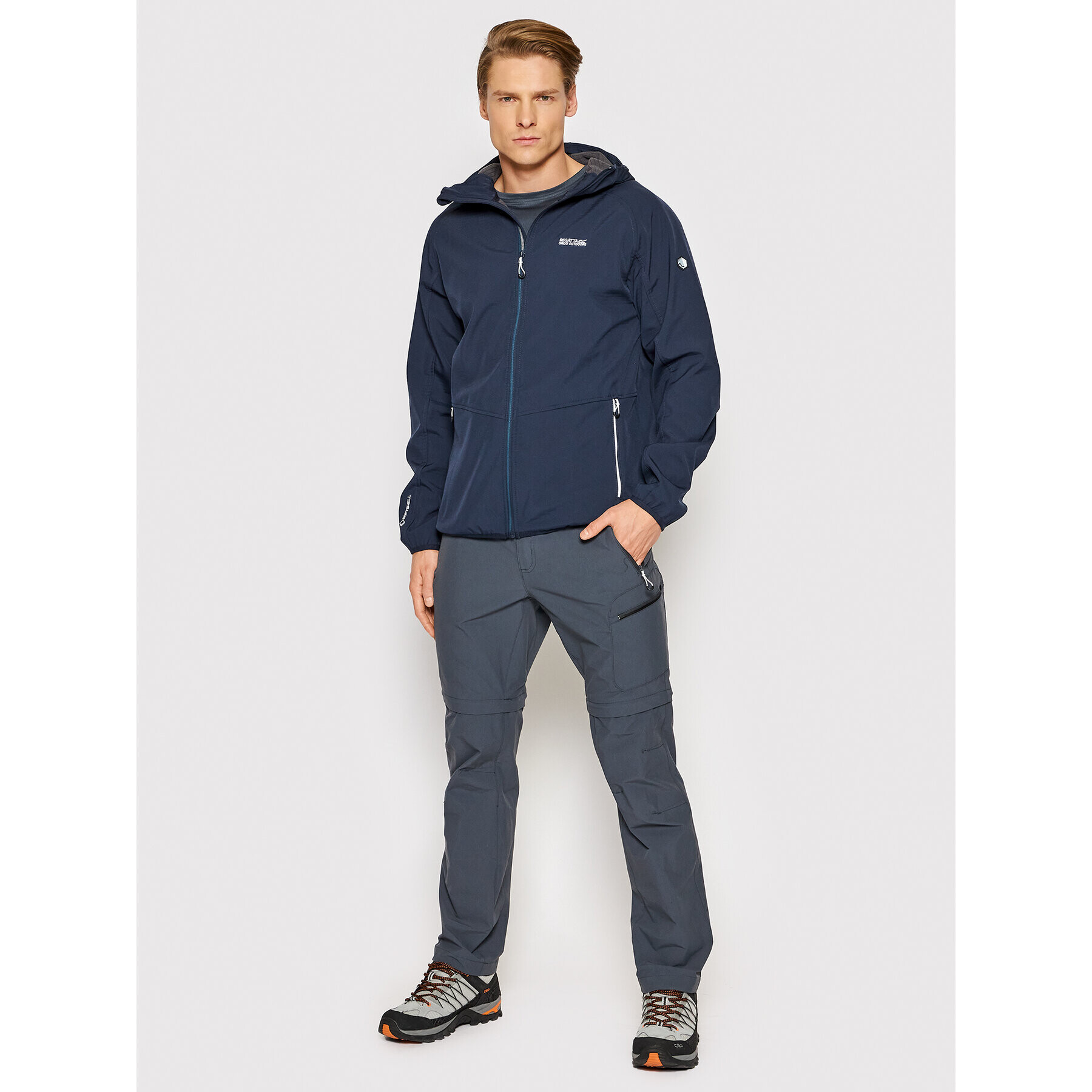 Regatta Яке softshell Arec III RML218 Тъмносин Regular Fit - Pepit.bg