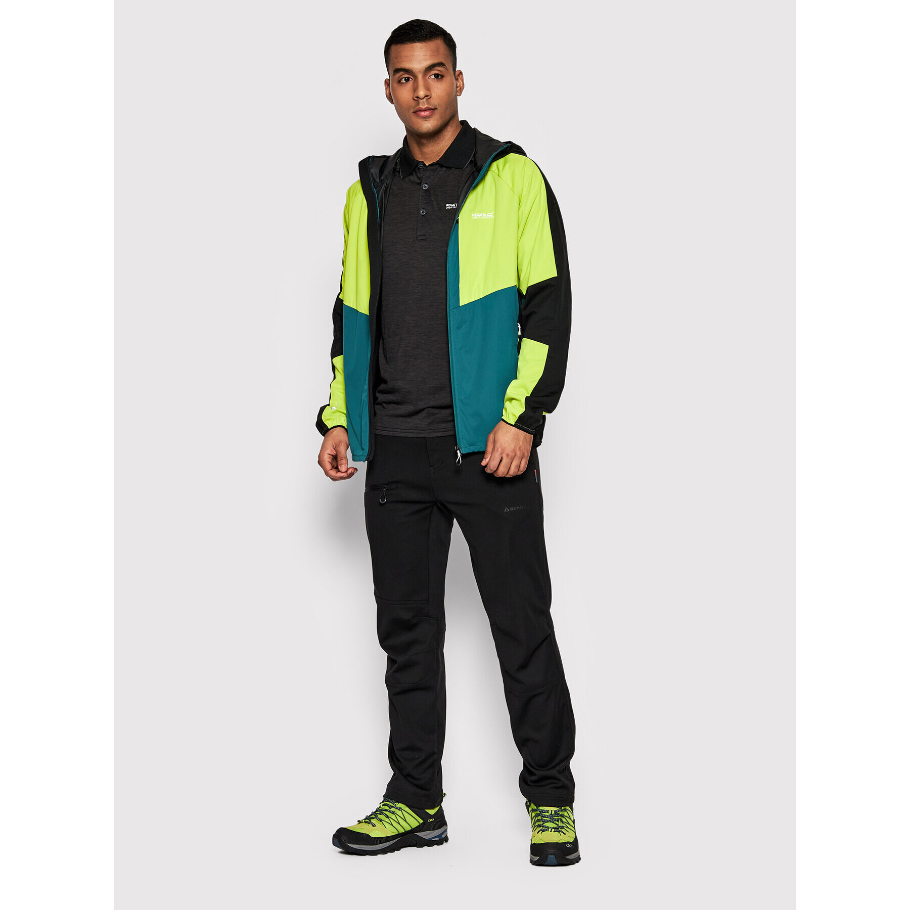 Regatta Яке softshell Tarvos V RML220 Зелен Regular Fit - Pepit.bg