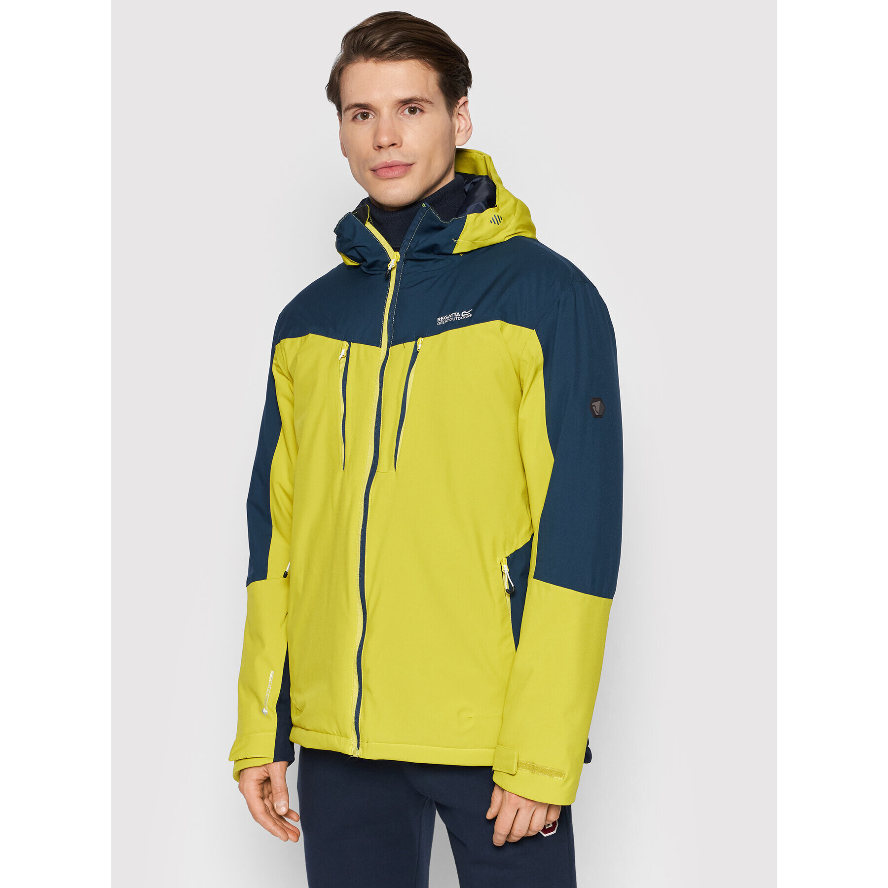 Regatta Зимно яке Highton Stretch II RMP321 Жълт Regular Fit - Pepit.bg