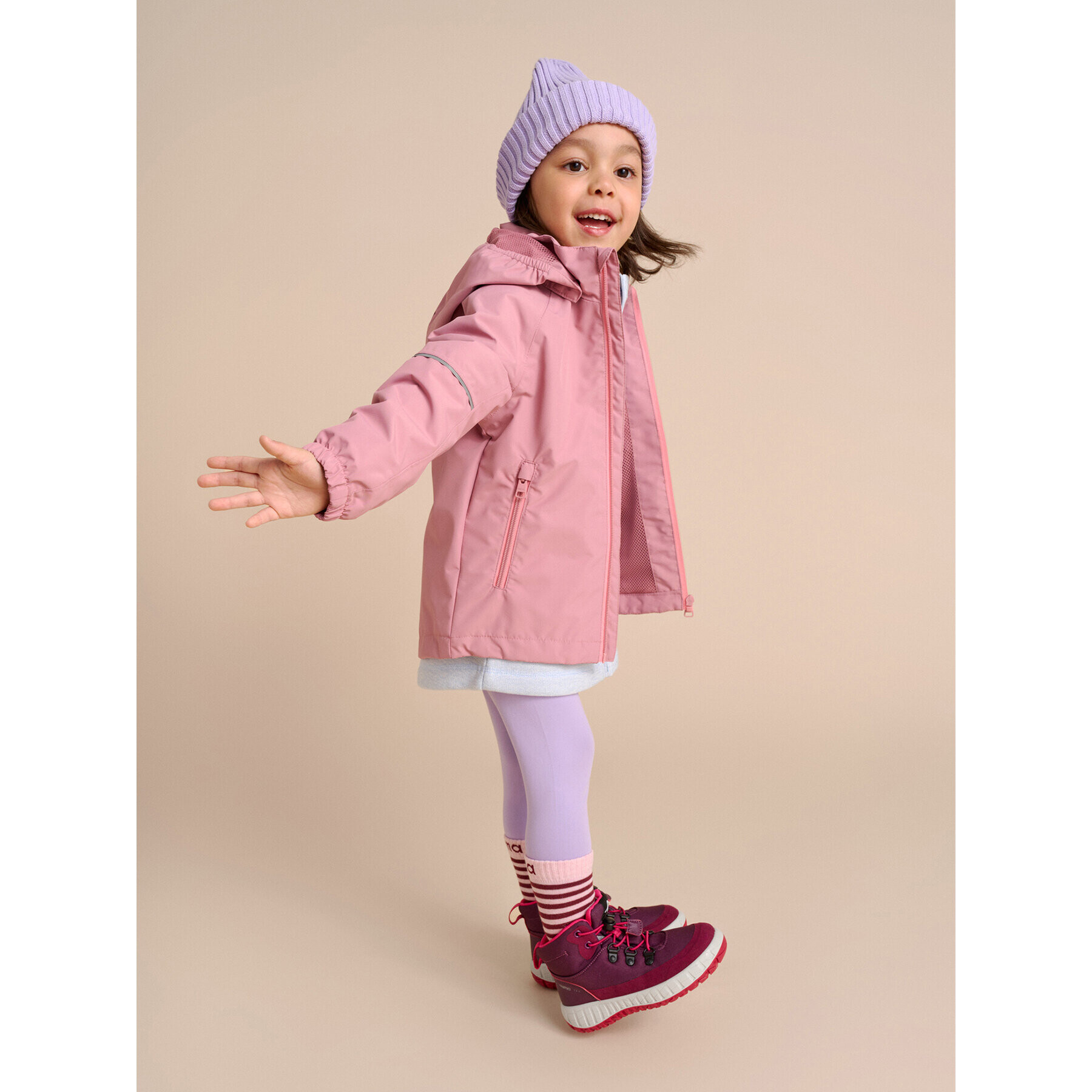 Reima Яке softshell Kallahti 5100101B Розов Regular Fit - Pepit.bg