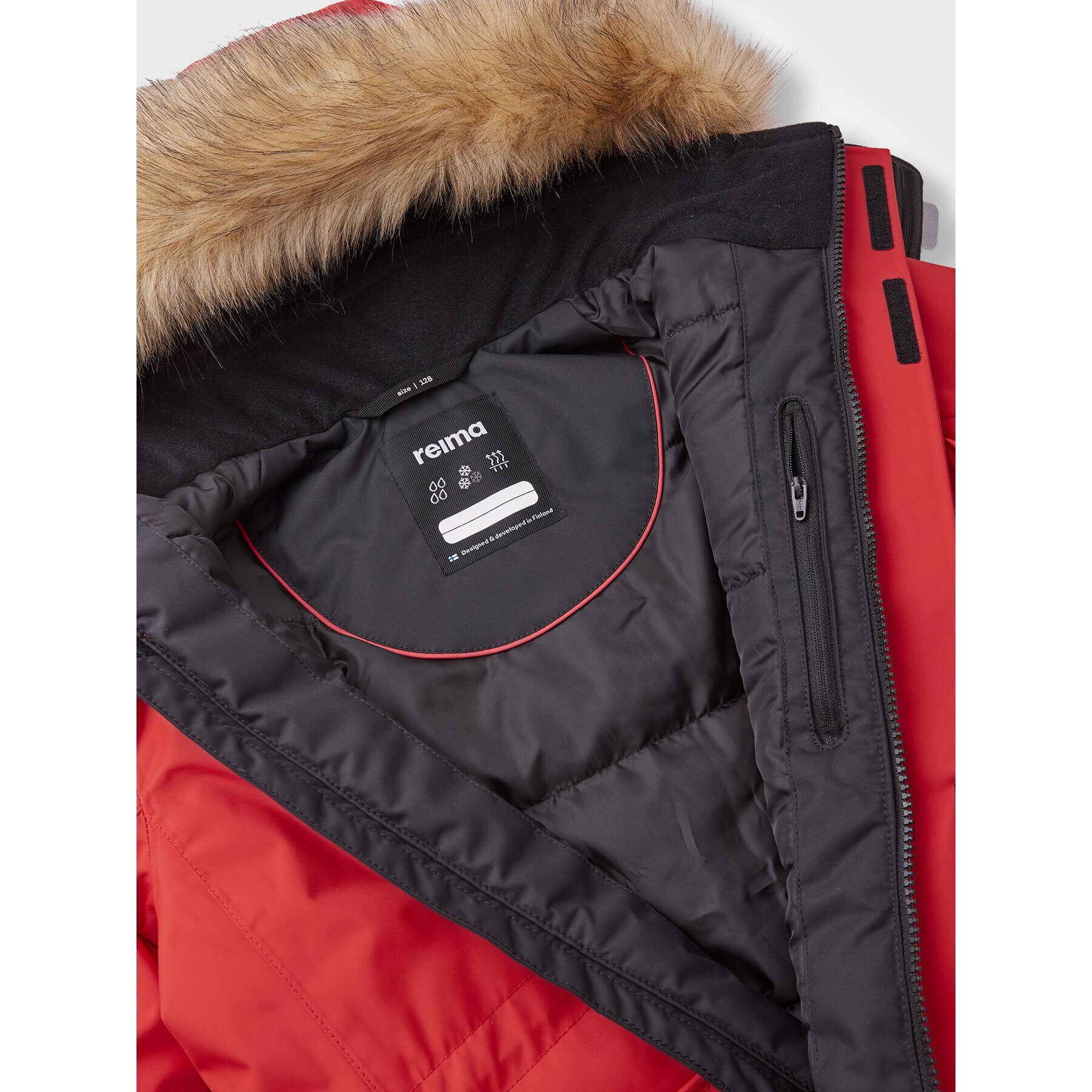Reima Парка Naapuri 5100105A Червен Regular Fit - Pepit.bg